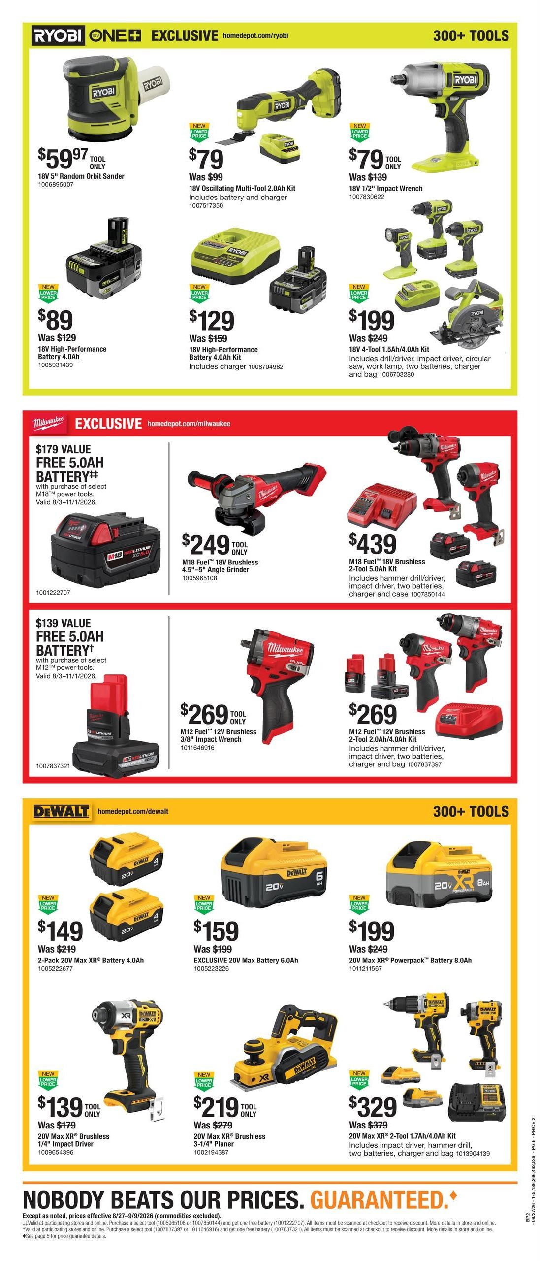 Home Depot (AK) Labor Day Savings Weekly Ad August 27 - September 9, 2026