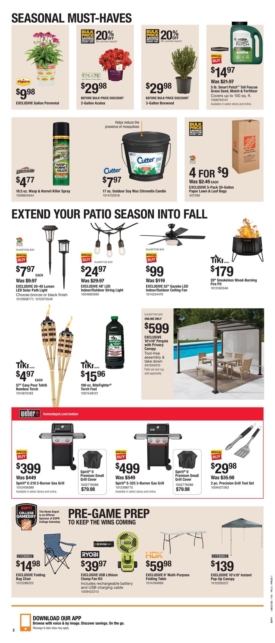 Home Depot (VA) Labor Day Savings Weekly Ad August 27 - September 9, 2026
