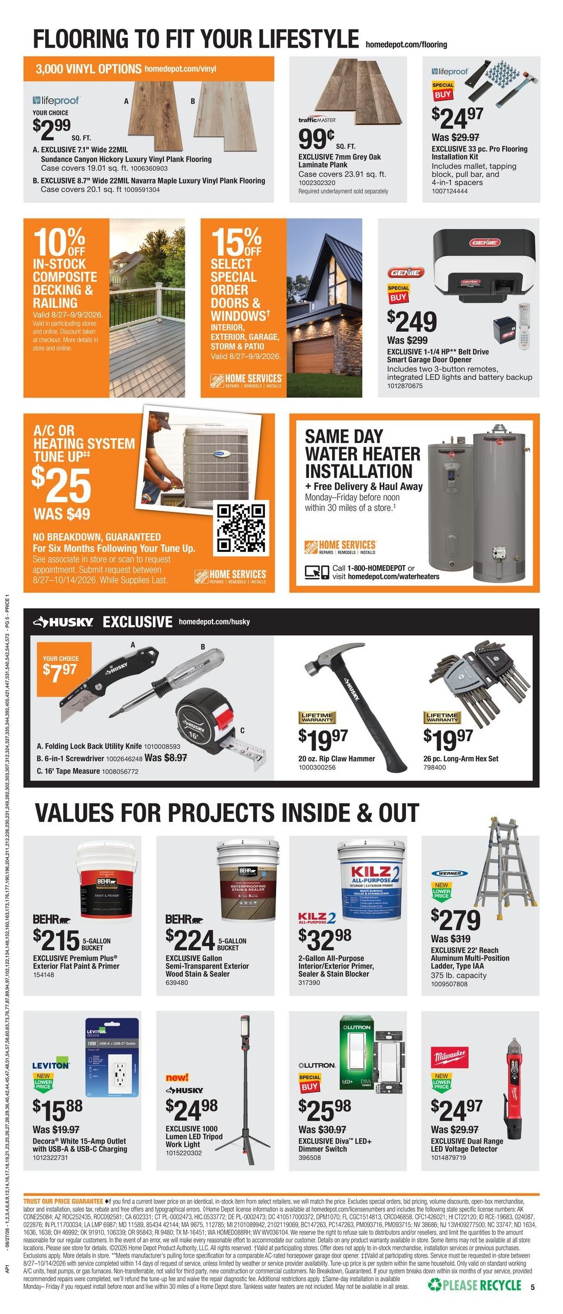 Home Depot (VA) Labor Day Savings Weekly Ad August 27 - September 9, 2026