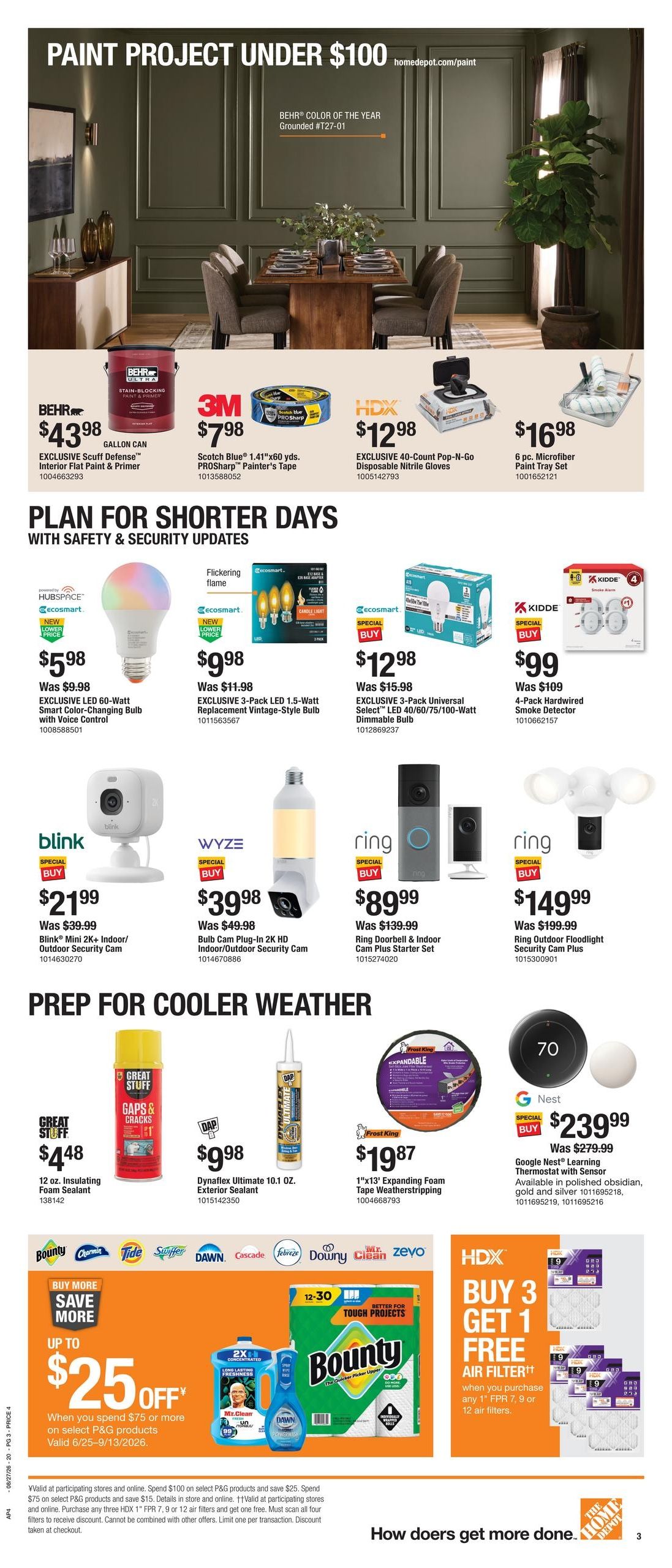Home Depot (NY) Labor Day Savings Weekly Ad August 27 - September 9, 2026