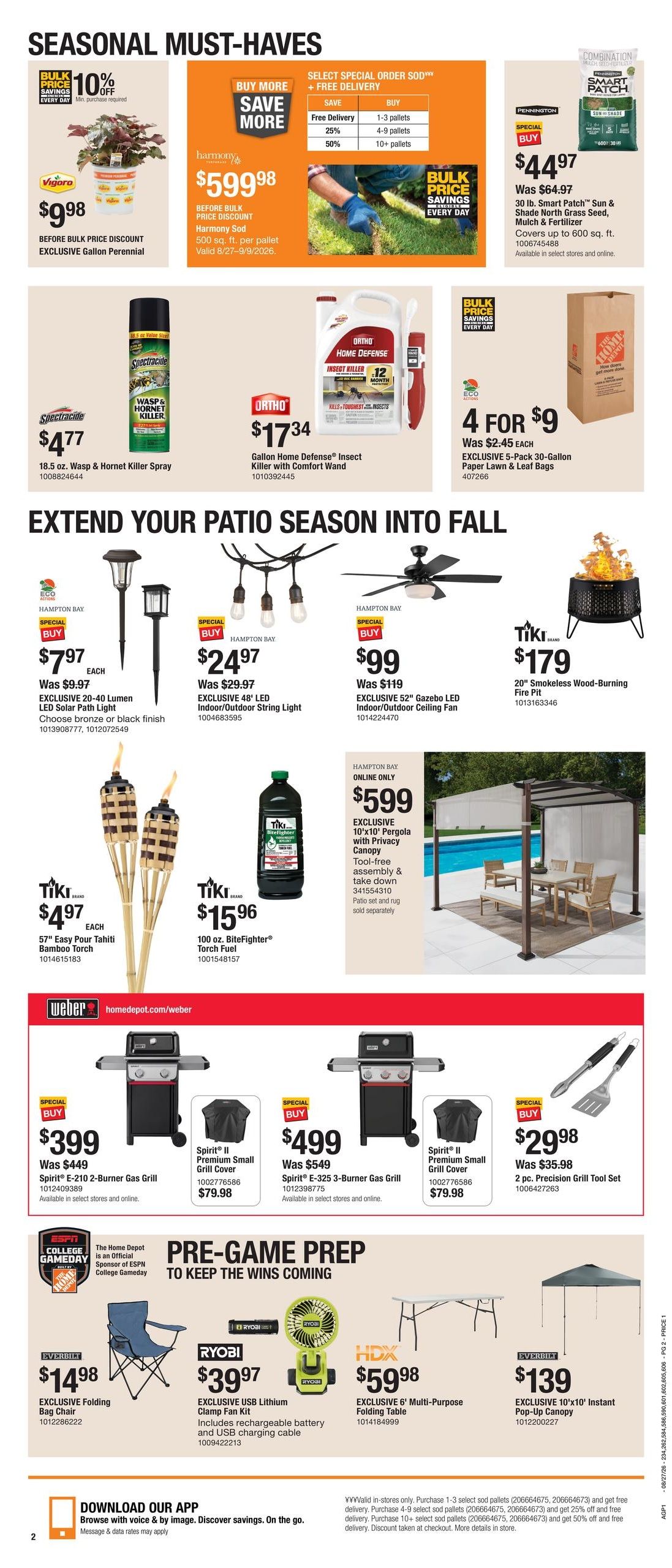 Home Depot (Berwyn Area, IL) Labor Day Savings Weekly Ad August 27 - September 9, 2026