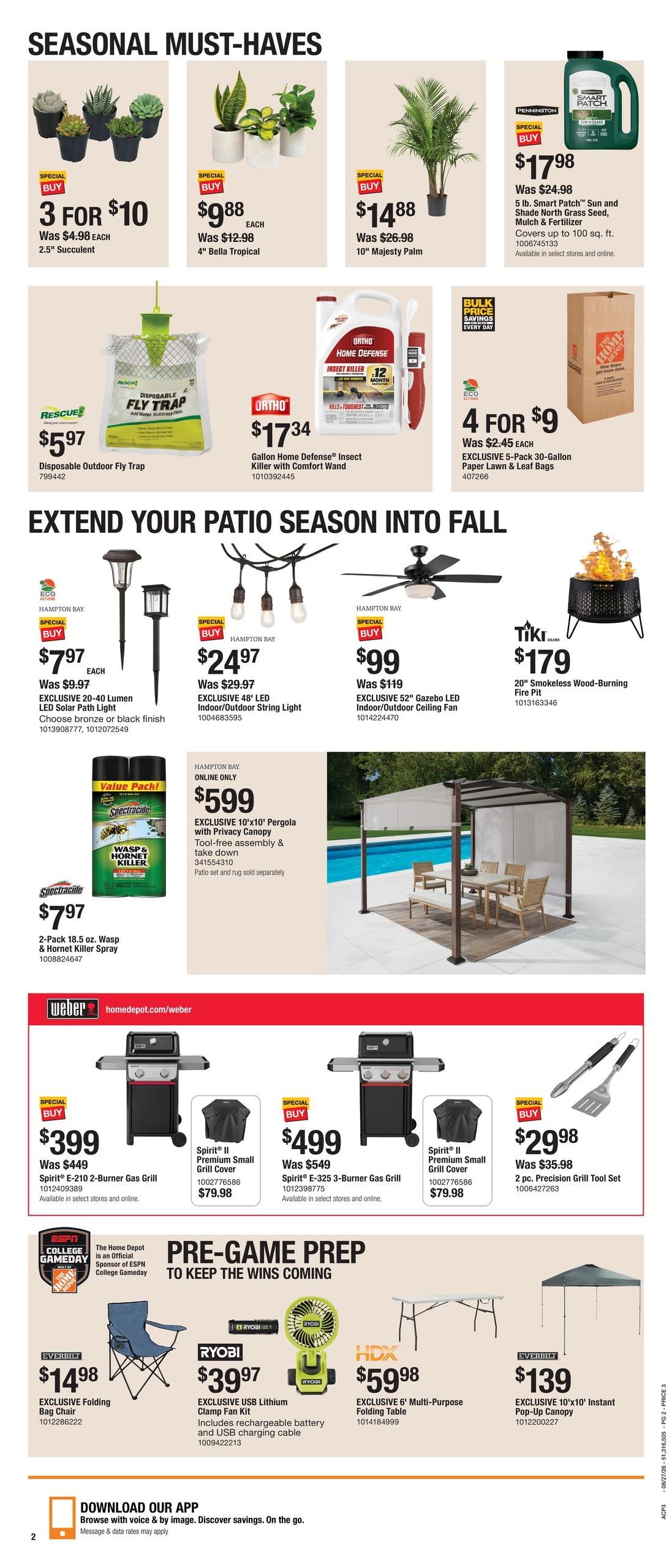 Home Depot (CO, WY) Labor Day Savings Weekly Ad August 27 - September 9, 2026