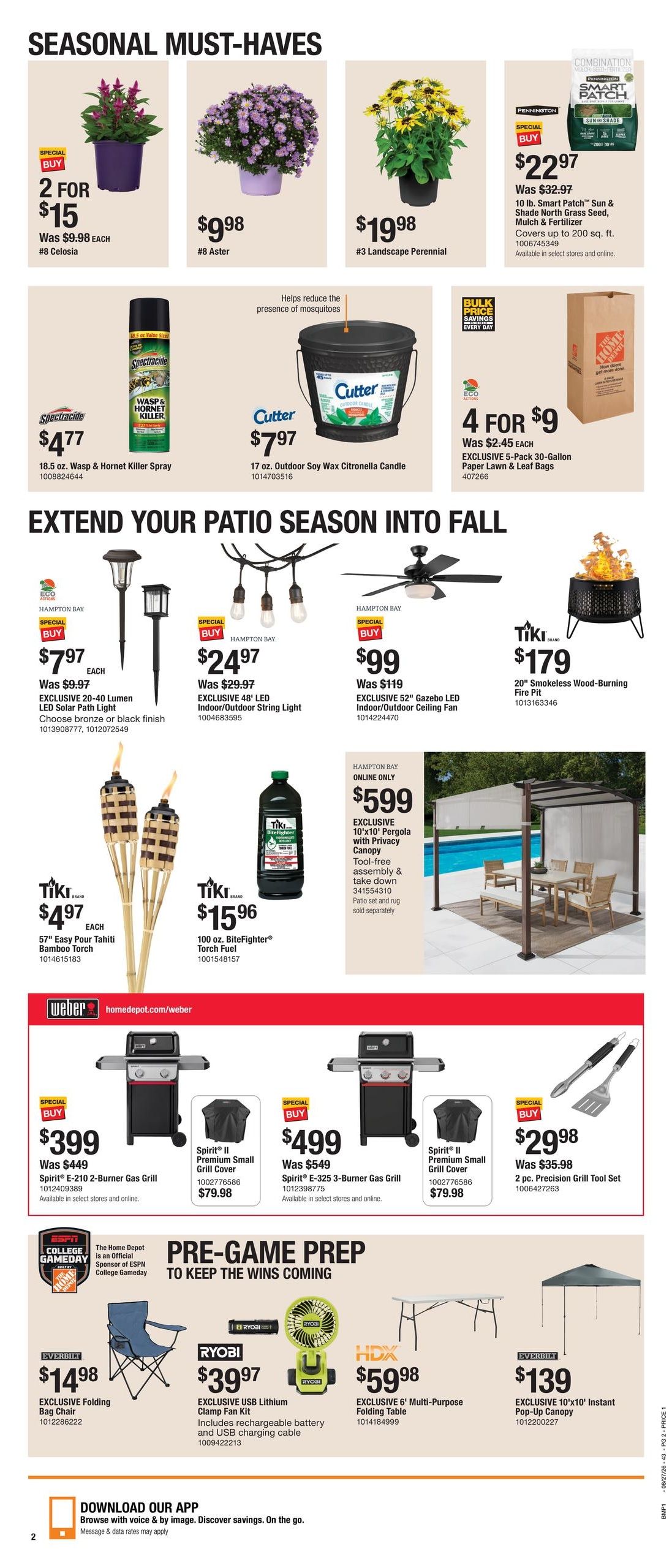 Home Depot (DC, MD, VA, WV) Labor Day Savings Weekly Ad August 27 - September 9, 2026