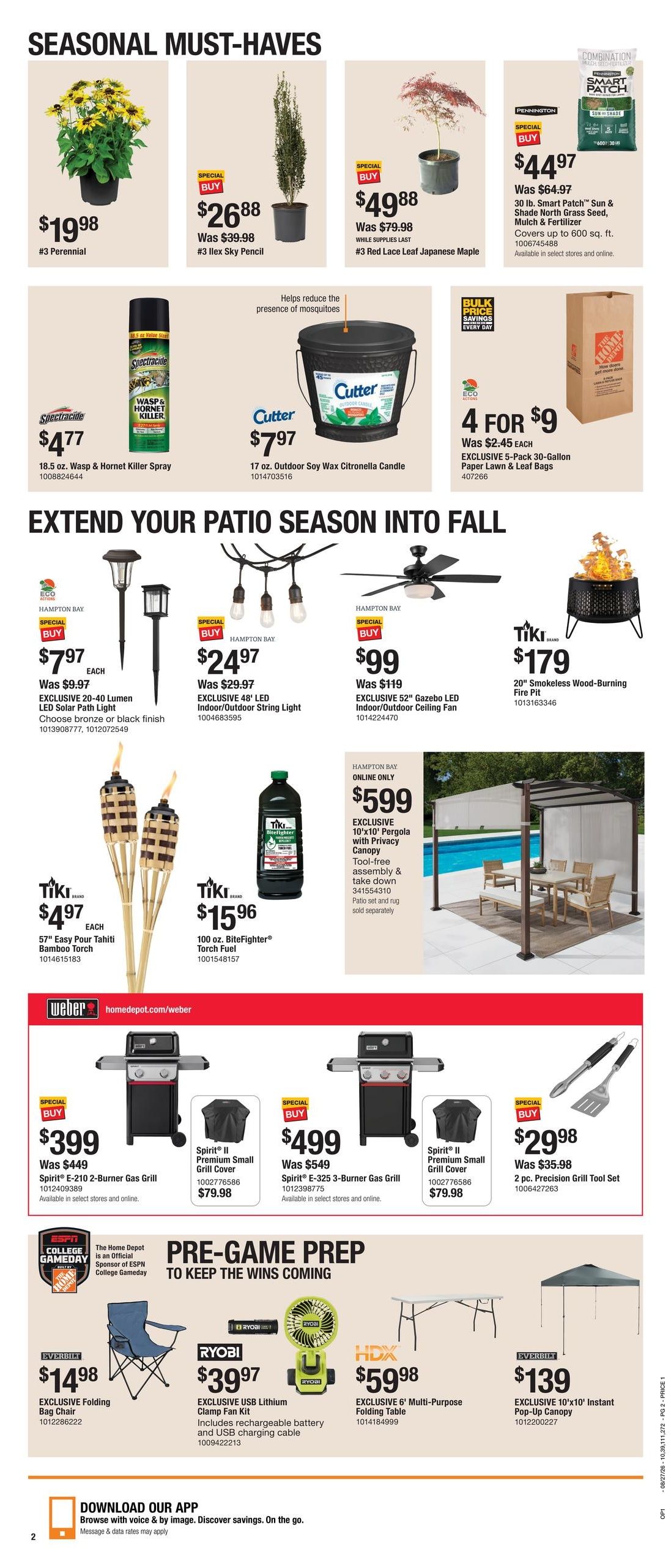 Home Depot (Easton–Woodbridge Area, CT–MA) Labor Day Savings Weekly Ad August 27 - September 9, 2026
