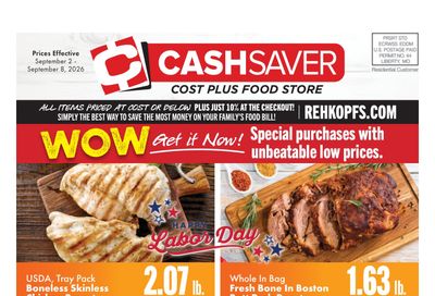 Rehkopf's Family Foods Weekly Ad September 2 - 8, 2026
