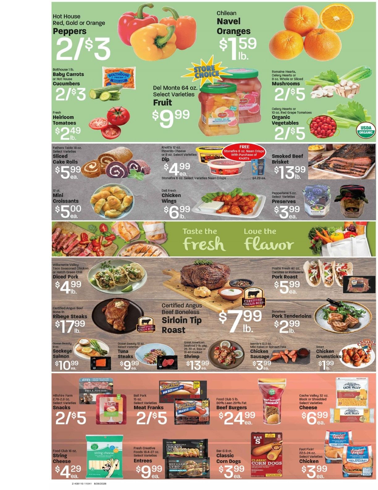 Bee's Marketplace Weekly Ad August 26 - September 1, 2026
