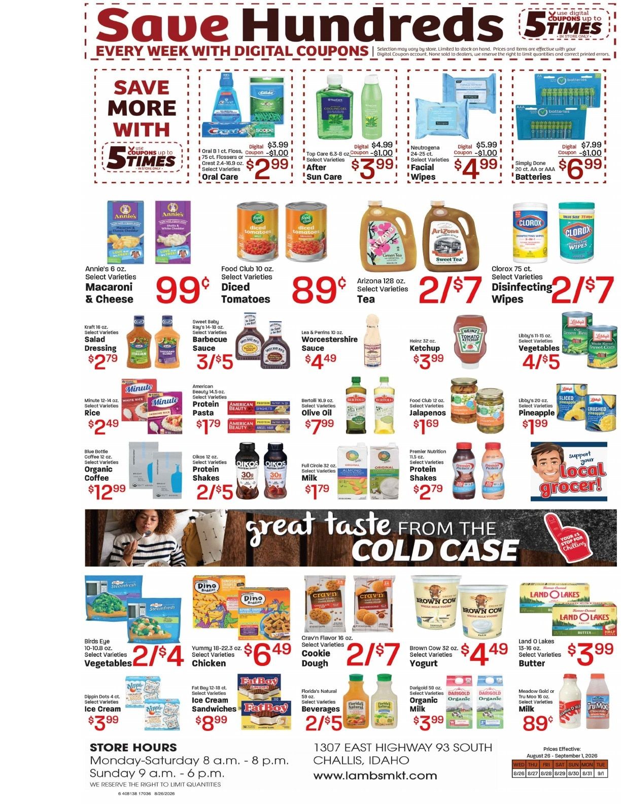 Lamb's Market Weekly Ad August 26 - September 1, 2026