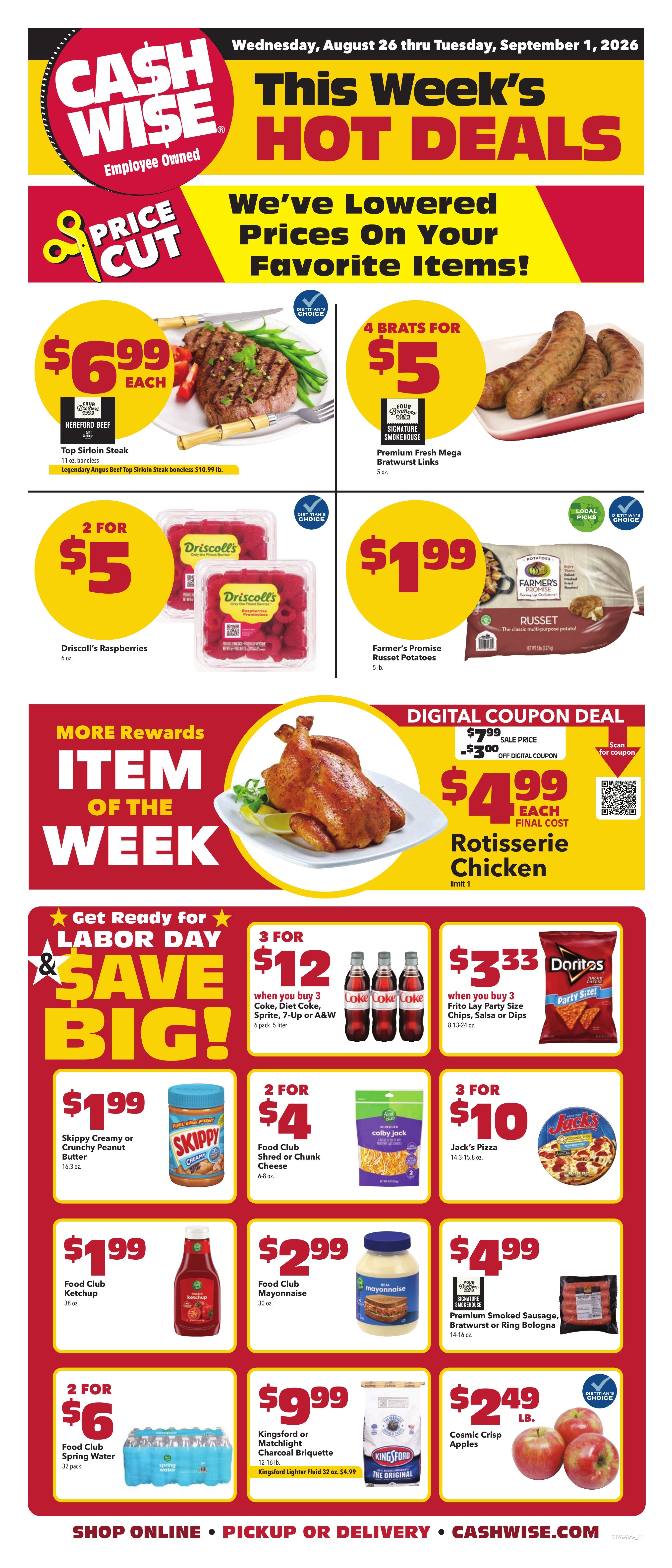 Cash Wise Weekly Ad August 26 - September 1, 2026