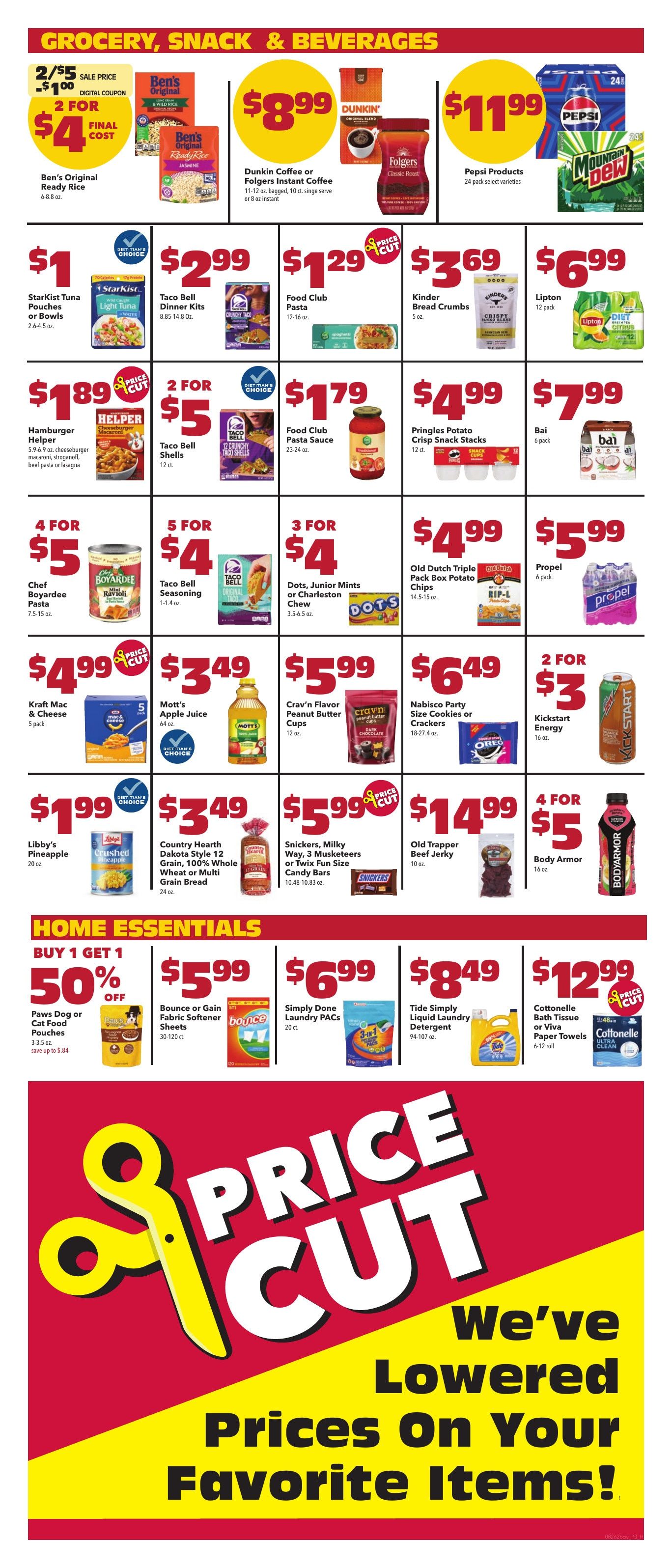 Cash Wise Weekly Ad August 26 - September 1, 2026
