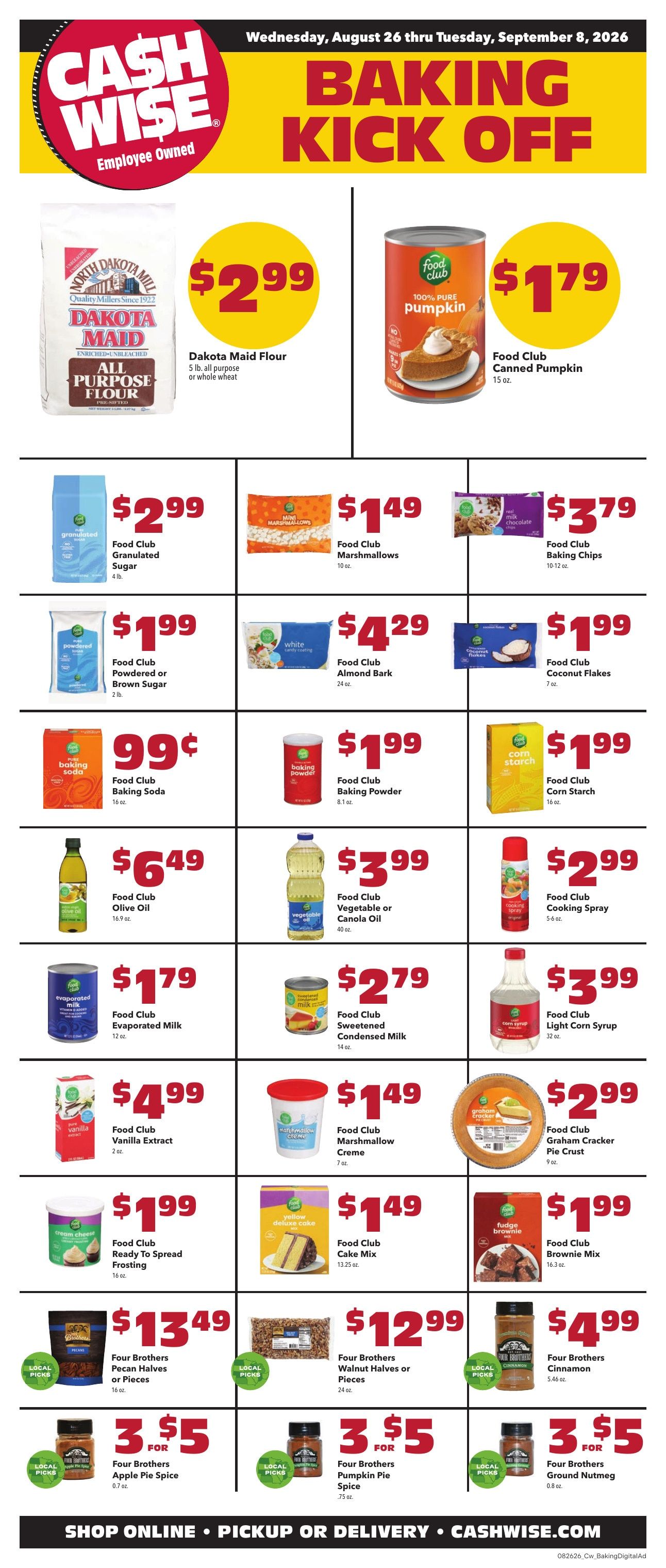 Cash Wise Weekly Ad August 26 - September 1, 2026