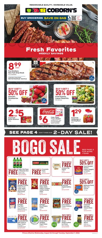 Coborn's Weekly Ad August 26 - September 1, 2026