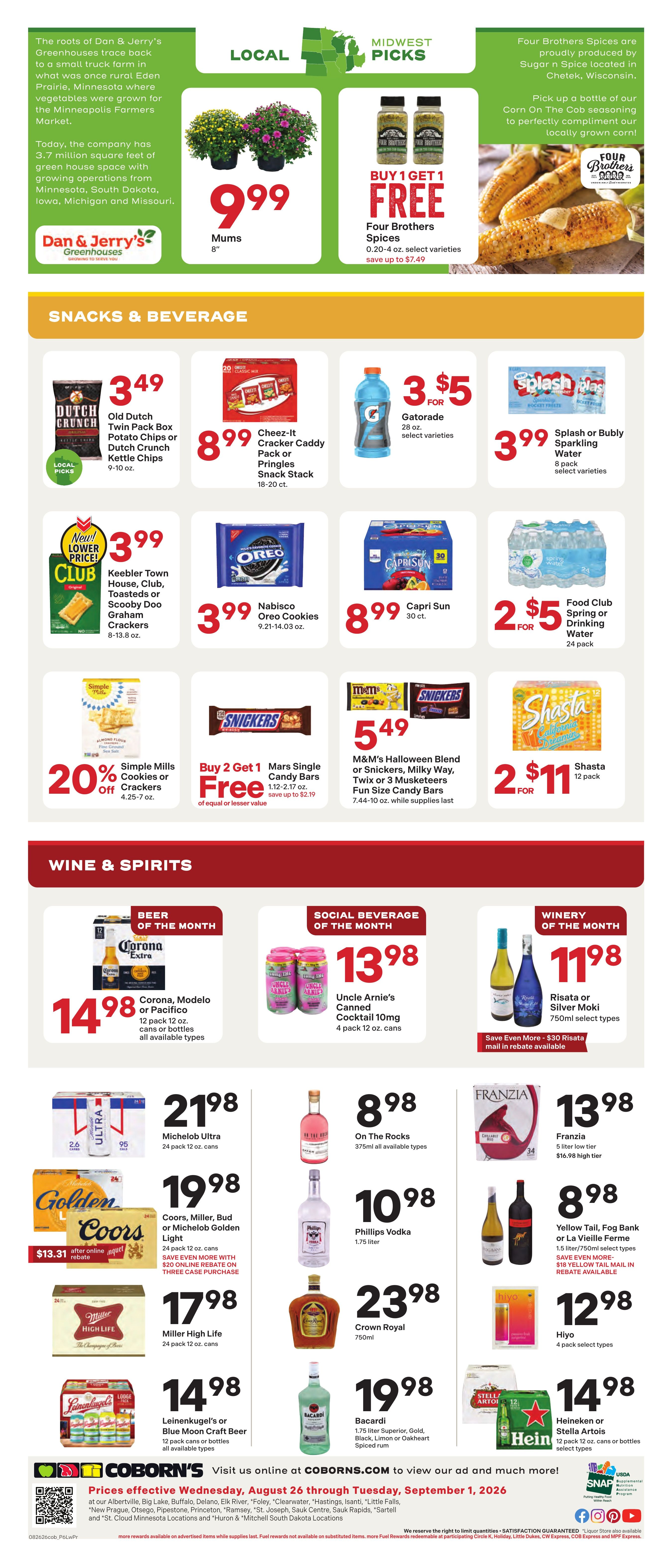 Coborn's Weekly Ad August 26 - September 1, 2026