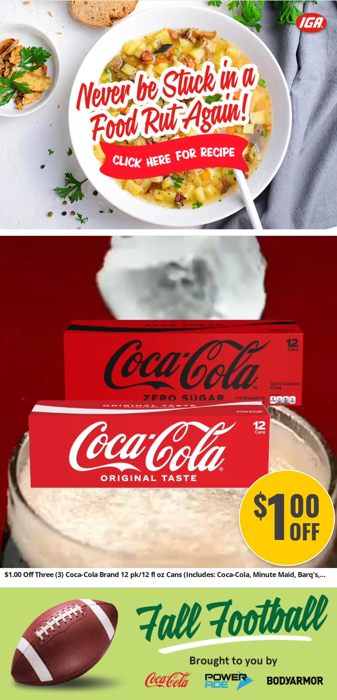 Ted's IGA Supermarket Weekly Ad August 26 - September 8, 2026