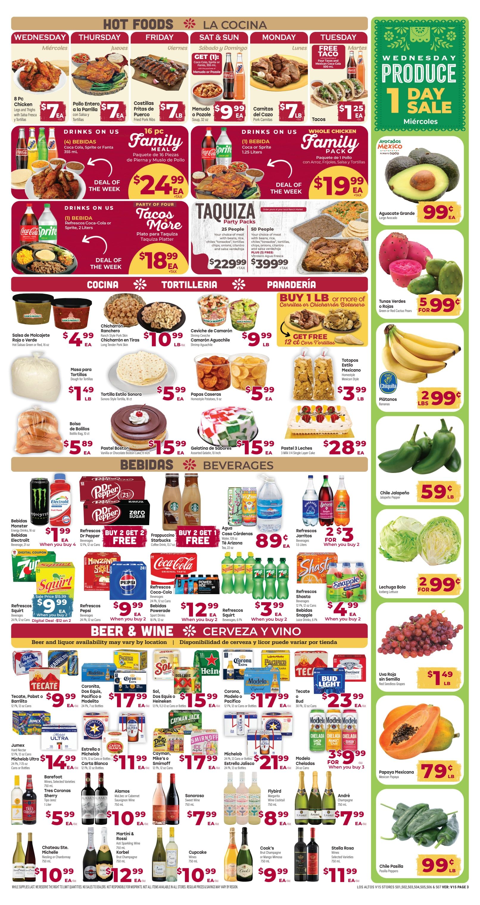 Los Altos Ranch Market Weekly Ad August 25 - September 1, 2026