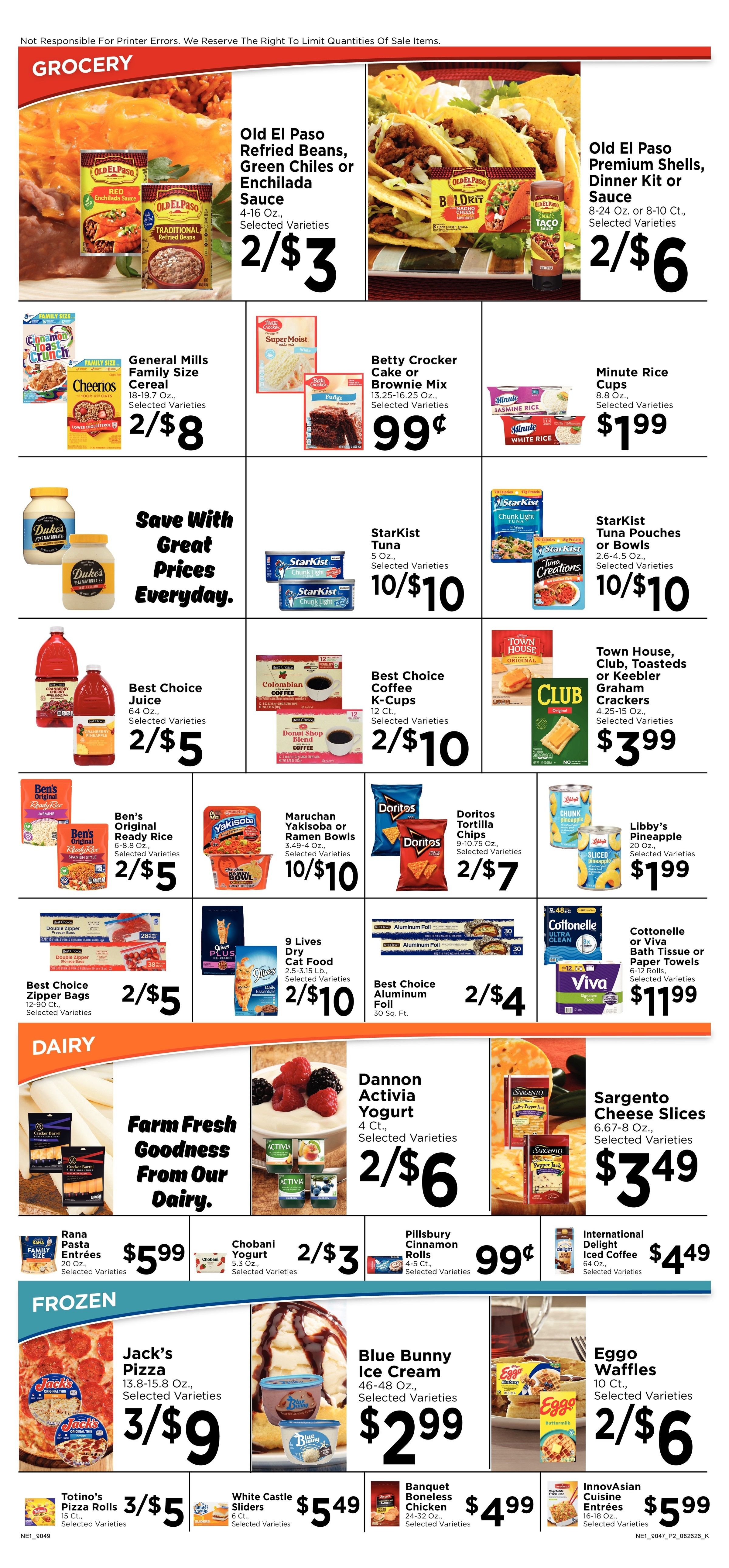 Crete Foodmart Weekly Ad August 26 - September 1, 2026