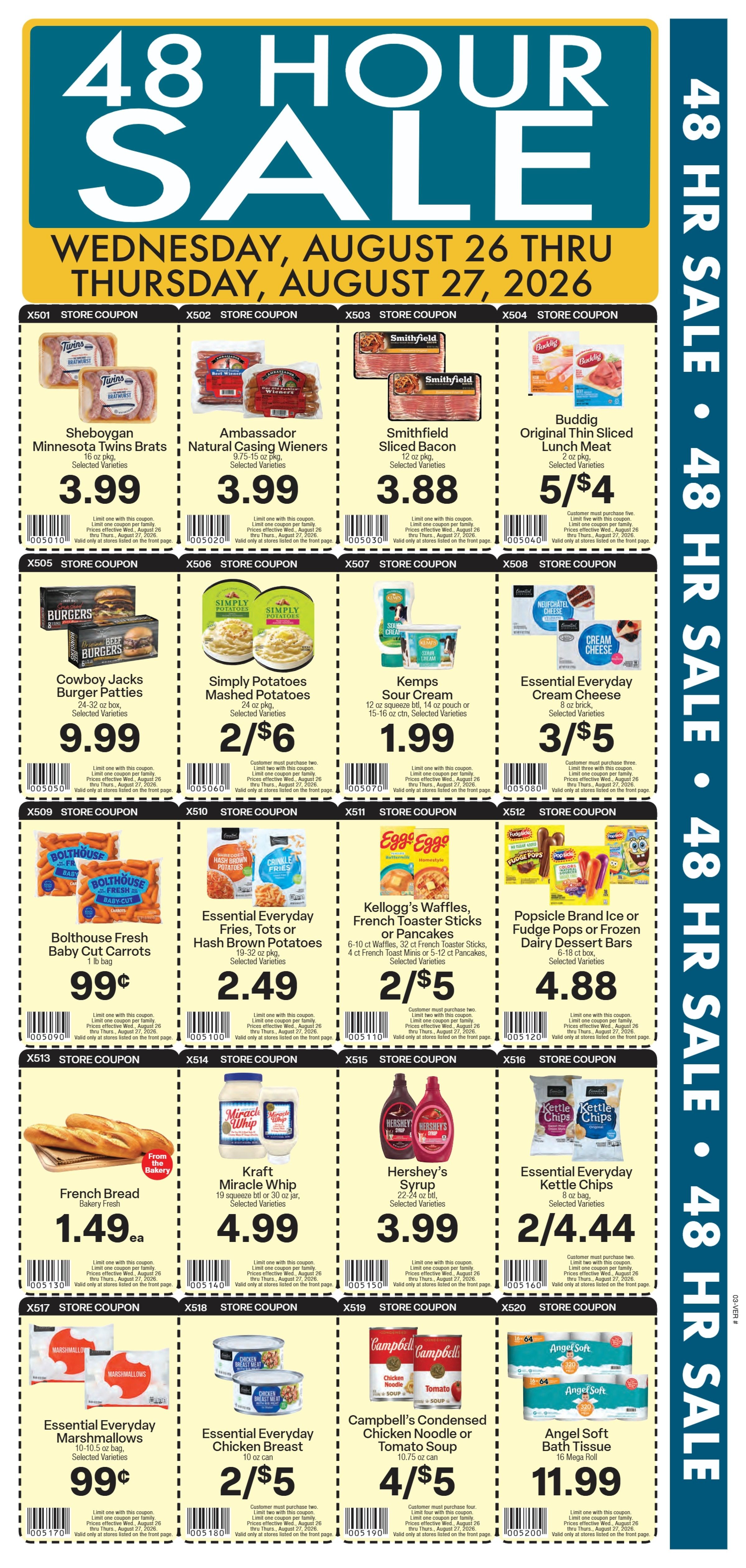 Chamberlain Food Center Weekly Ad August 26 - September 1, 2026