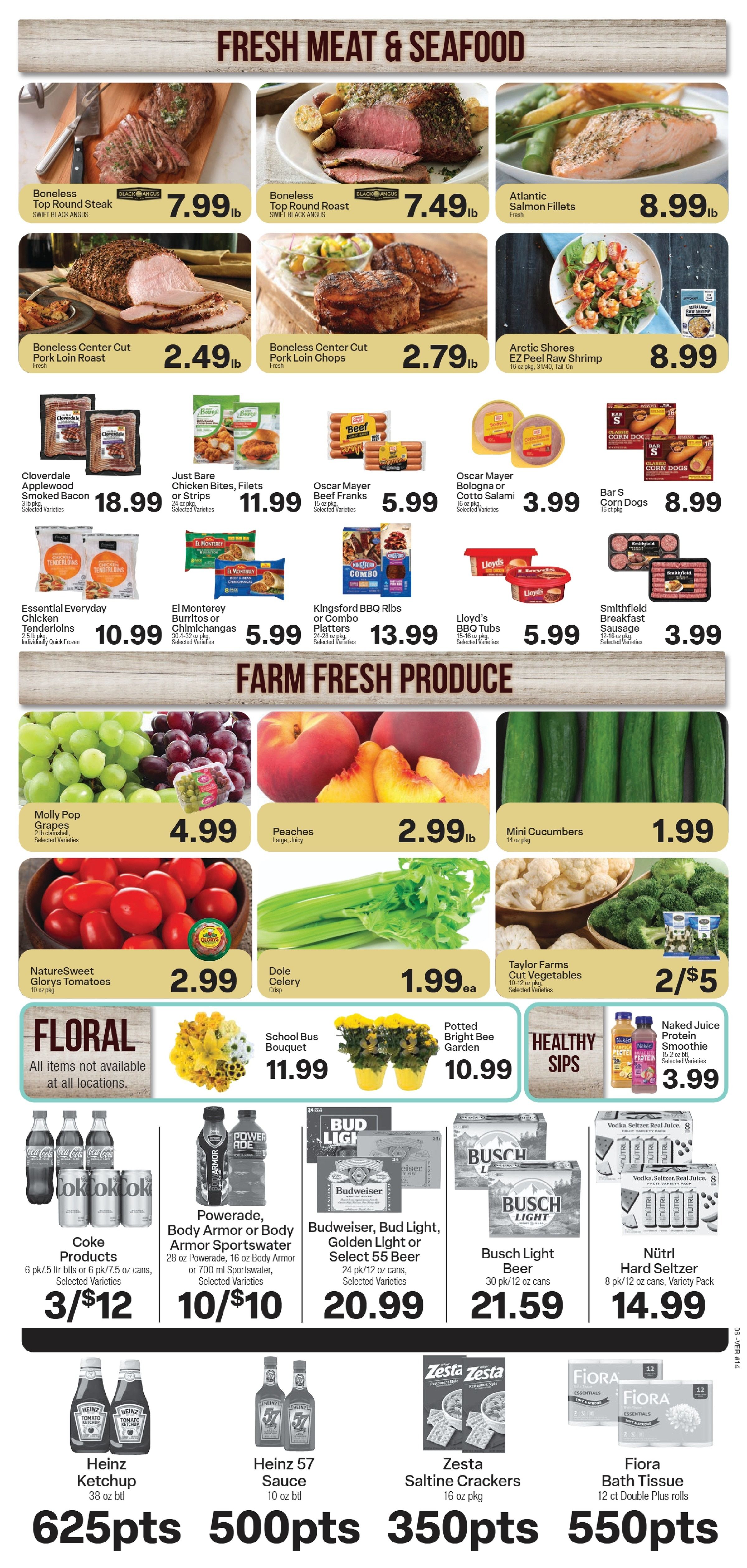 Chamberlain Food Center Weekly Ad August 26 - September 1, 2026
