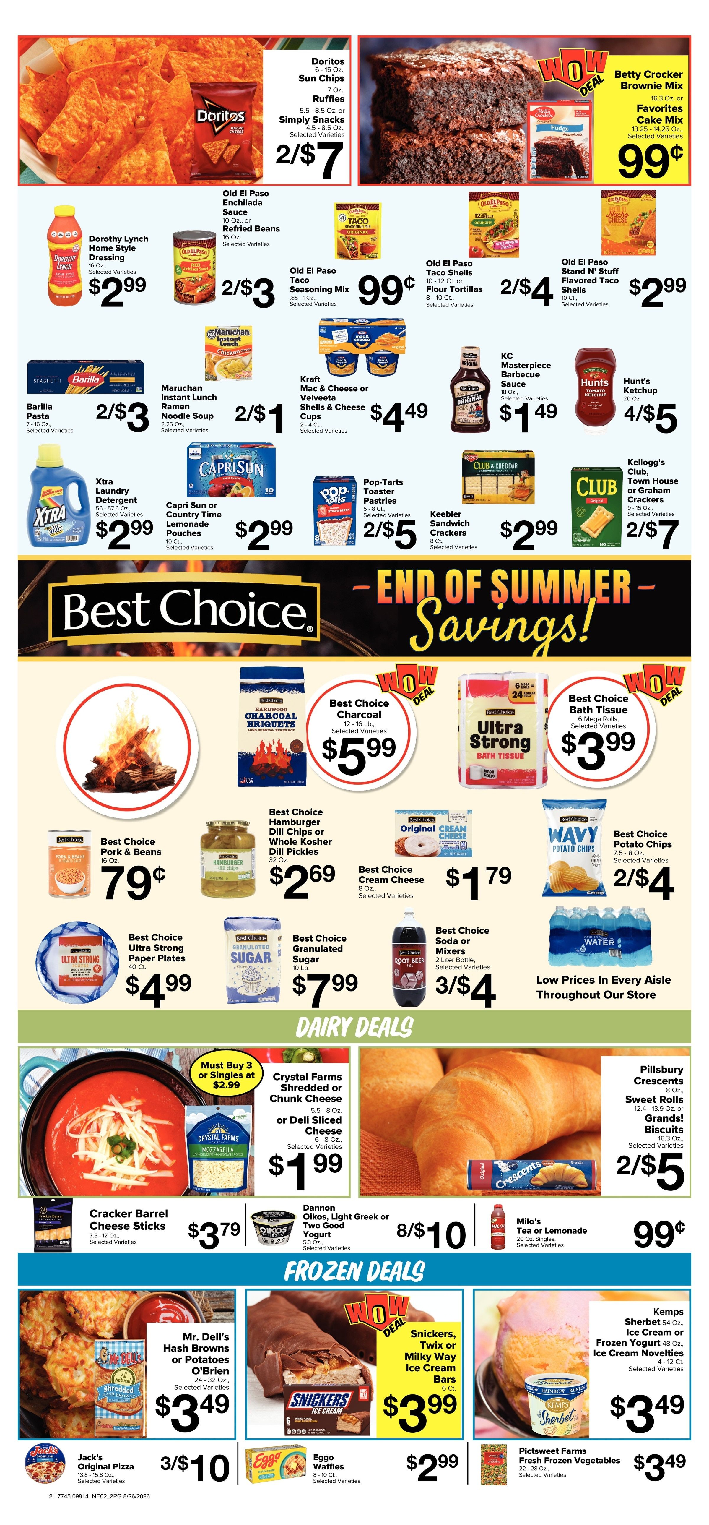 Krull's Market End of Summer Steals! Weekly Ad August 26 - 31, 2026