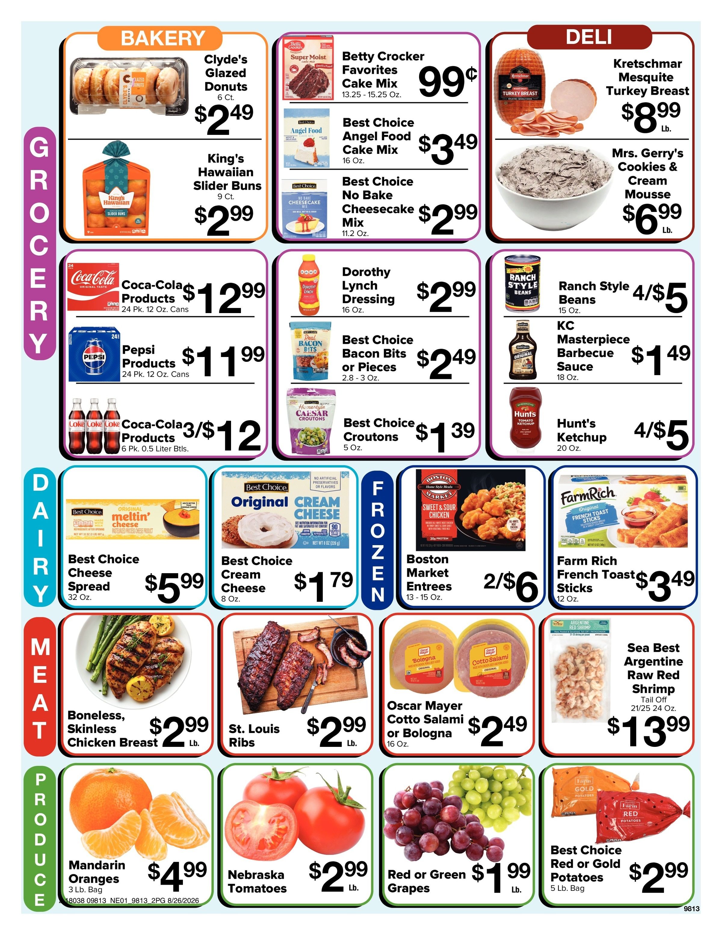 Michelle's Market Your Hometown Grocer Weekly Ad August 26 - 31, 2026