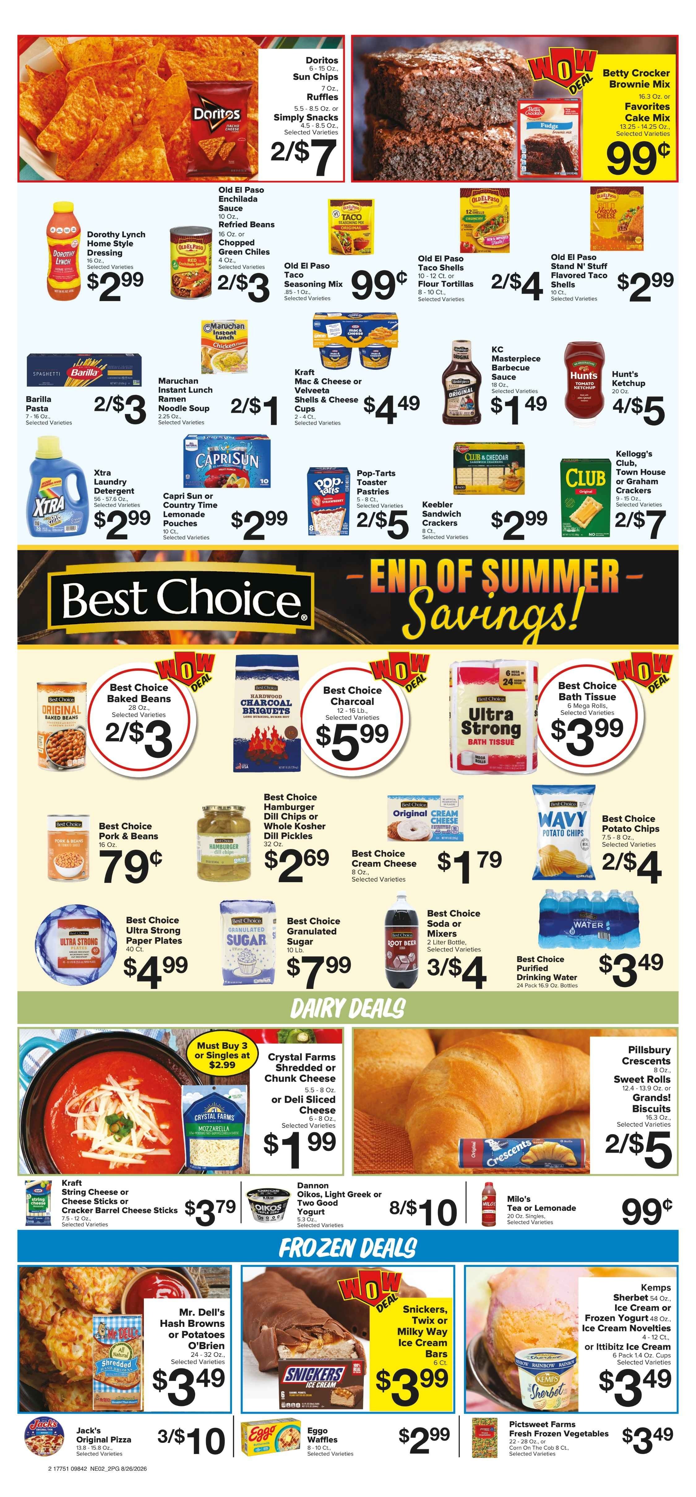 People's Grocery End of Summer Steals! Weekly Ad August 26 - September 1, 2026
