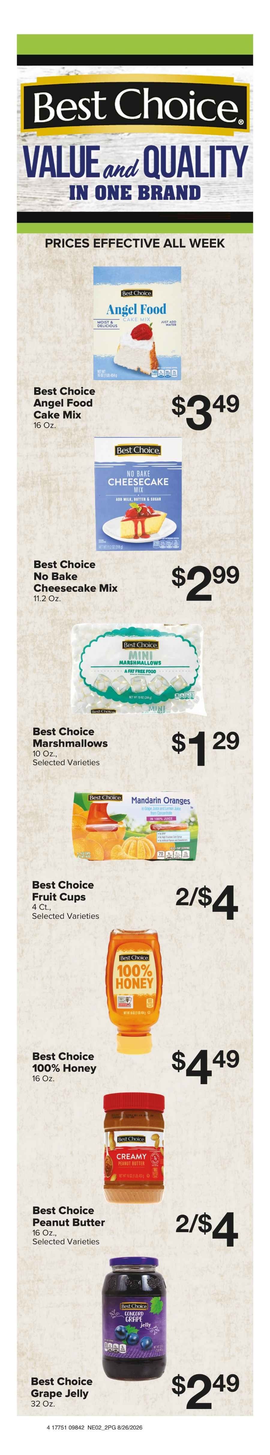 People's Grocery End of Summer Steals! Weekly Ad August 26 - September 1, 2026