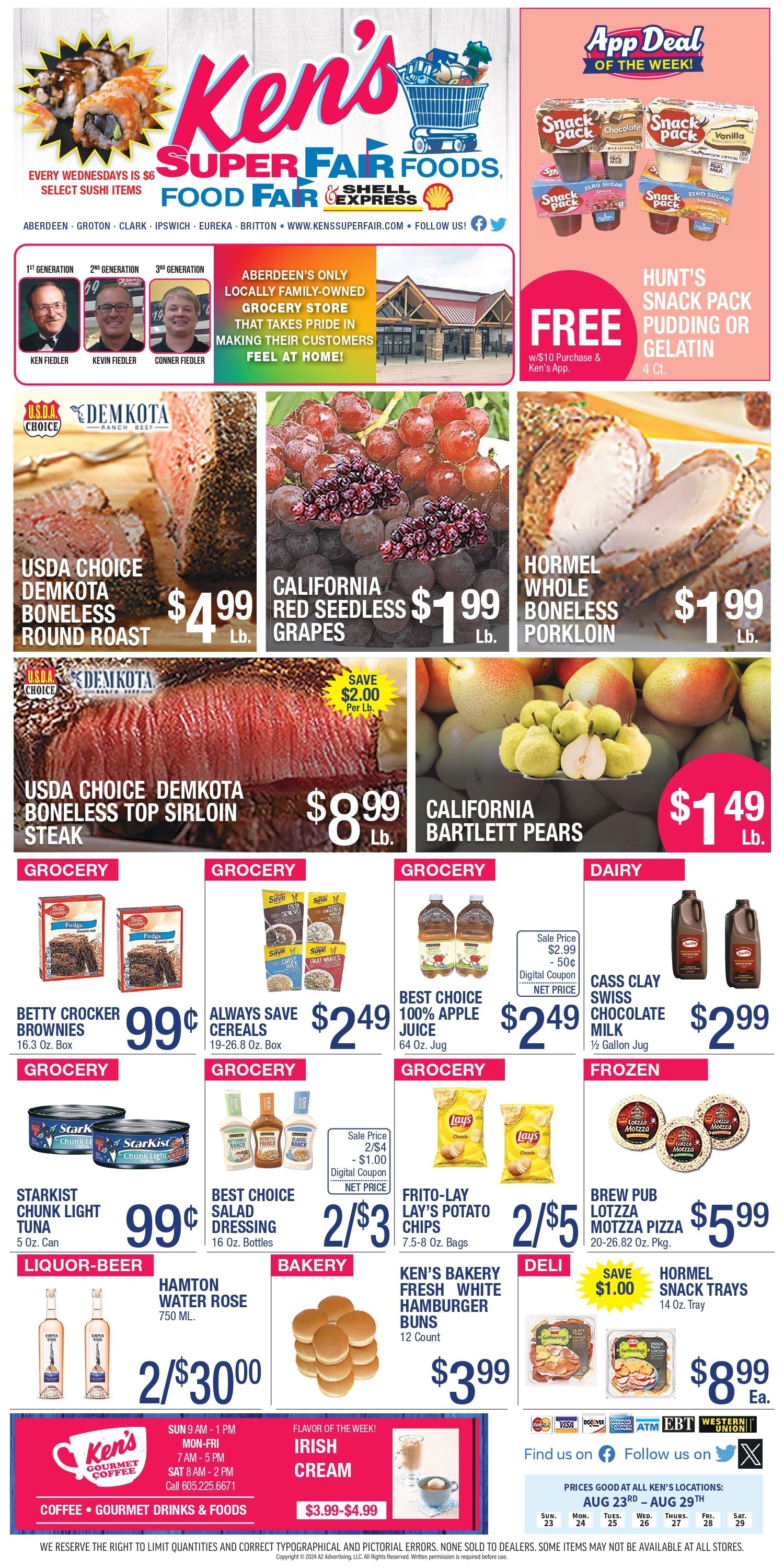 Ken's Super Fair Foods Weekly Ad August 23 - 29, 2026