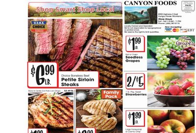 Canyon Foods Weekly Ad August 26 - September 1, 2026