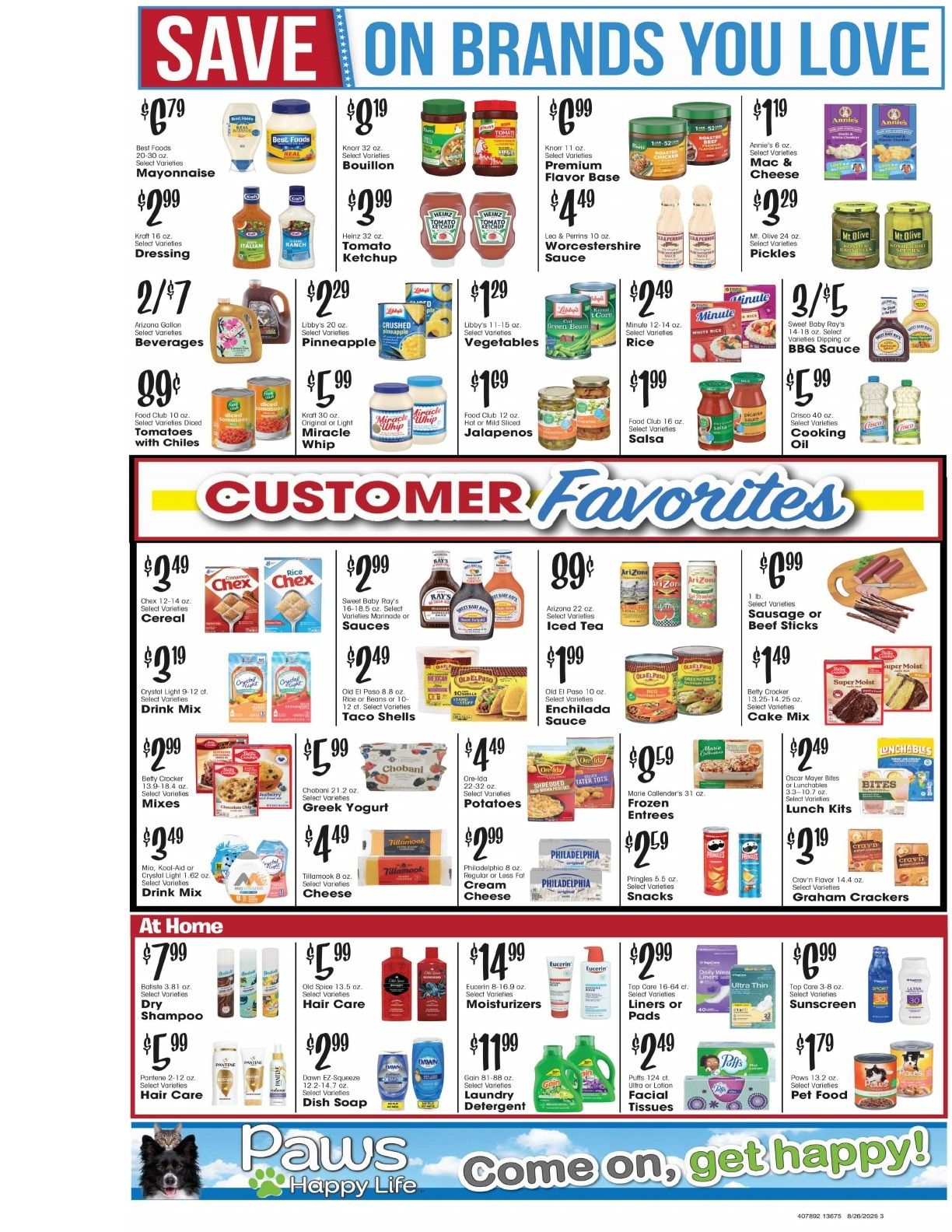 Canyon Foods Weekly Ad August 26 - September 1, 2026