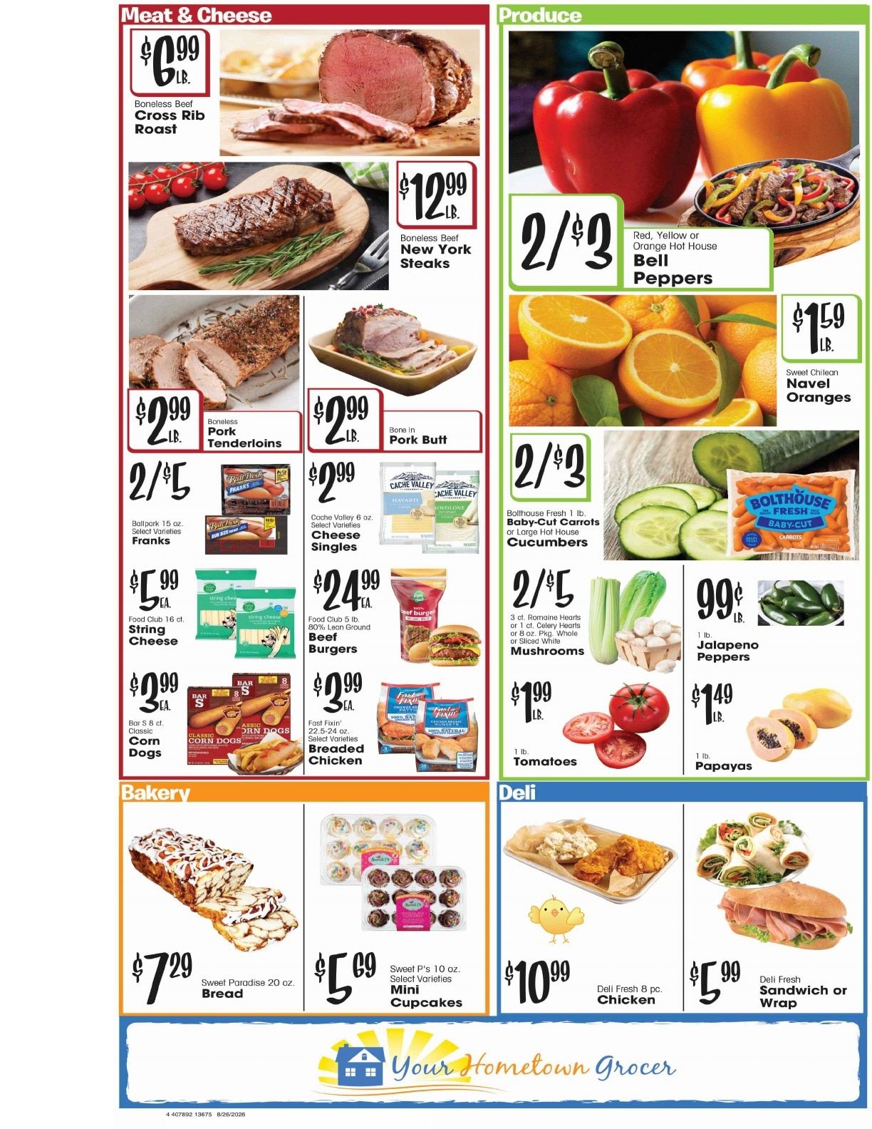 Canyon Foods Weekly Ad August 26 - September 1, 2026
