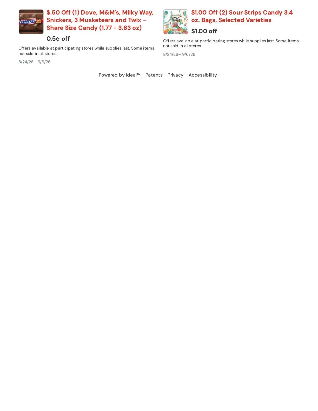 Valley Supermarket IGA Weekly Ad August 24 - September 6, 2026