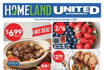 Homeland Stores (Bartlesville and Nowata, OK) Weekly Ad August 26 - September 1, 2026