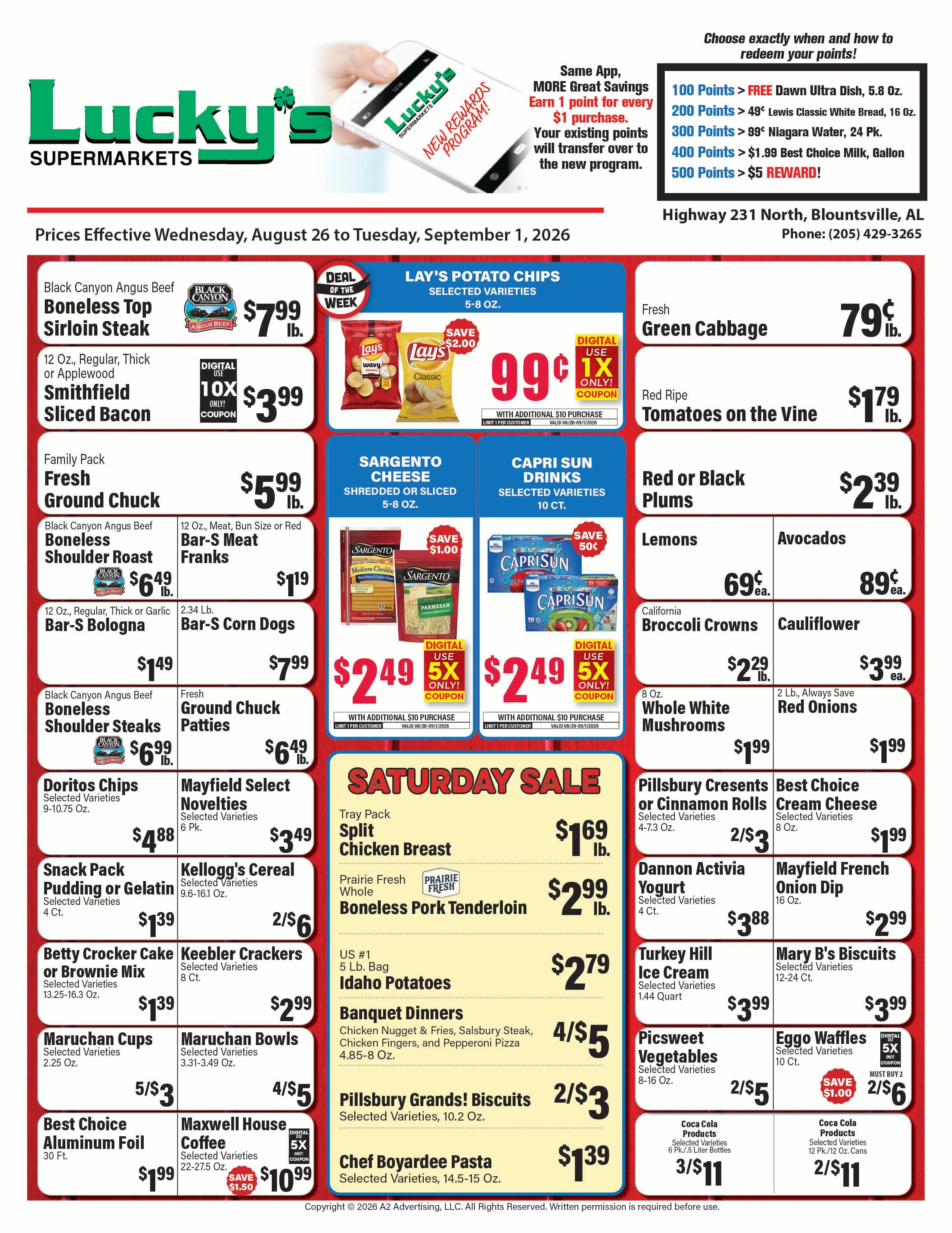 Lucky's Supermarket Weekly Ad August 26 - September 1, 2026
