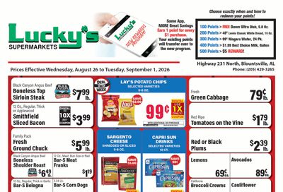 Lucky's Supermarket Weekly Ad August 26 - September 1, 2026