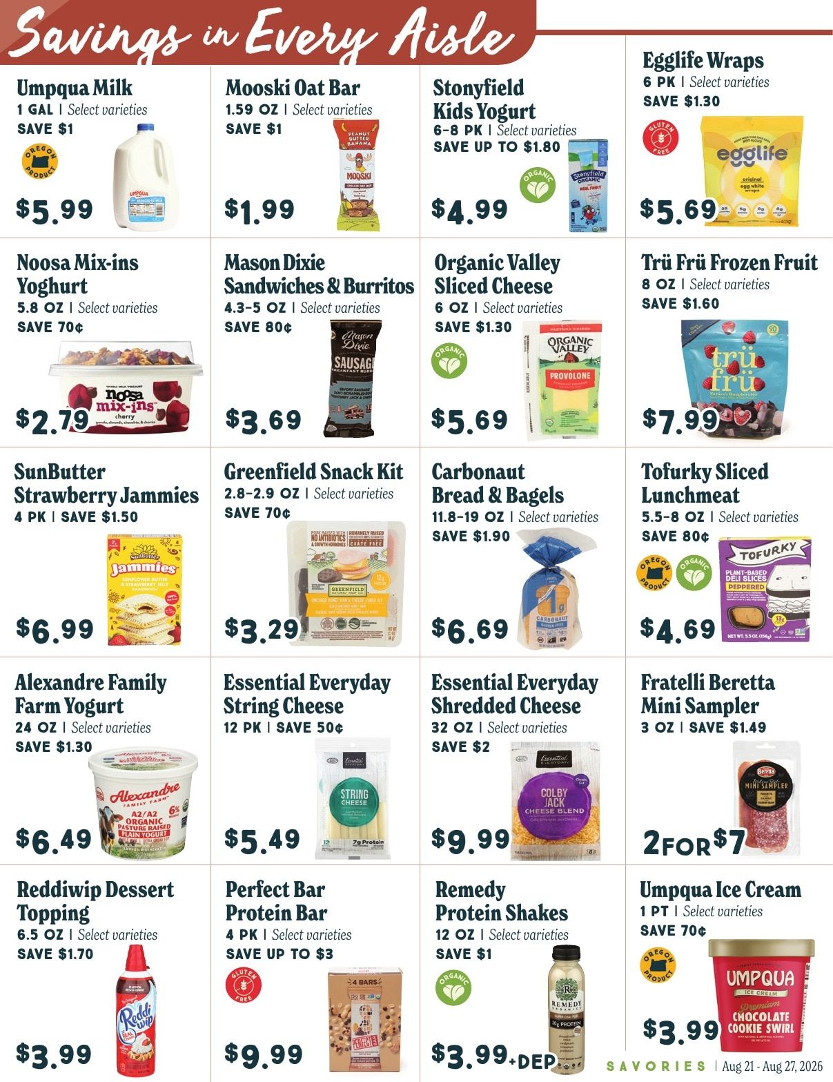 Market of Choice Weekly Specials Weekly Ad August 21 - 27, 2026