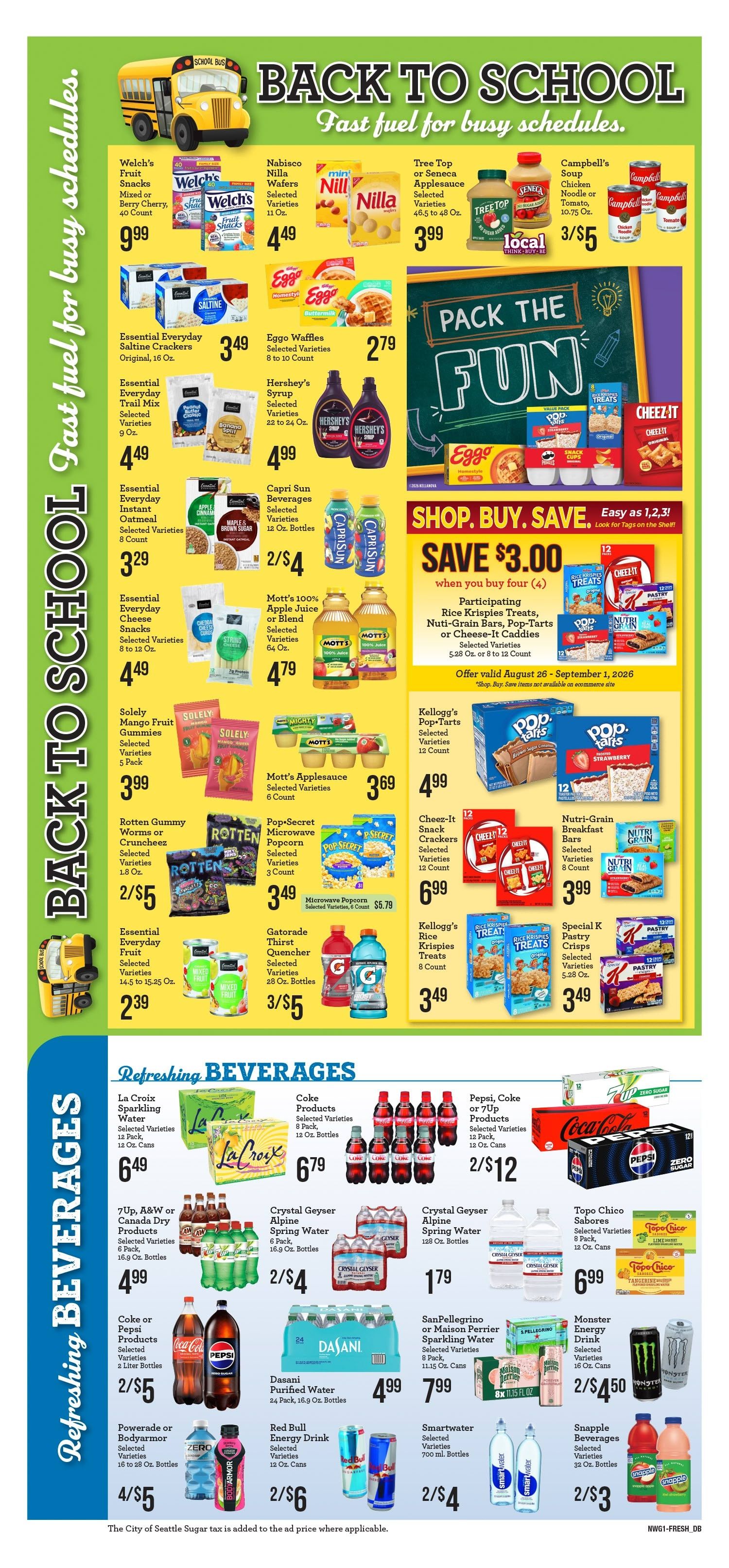 Vashon Thriftway Weekly Ad August 26 - September 1, 2026