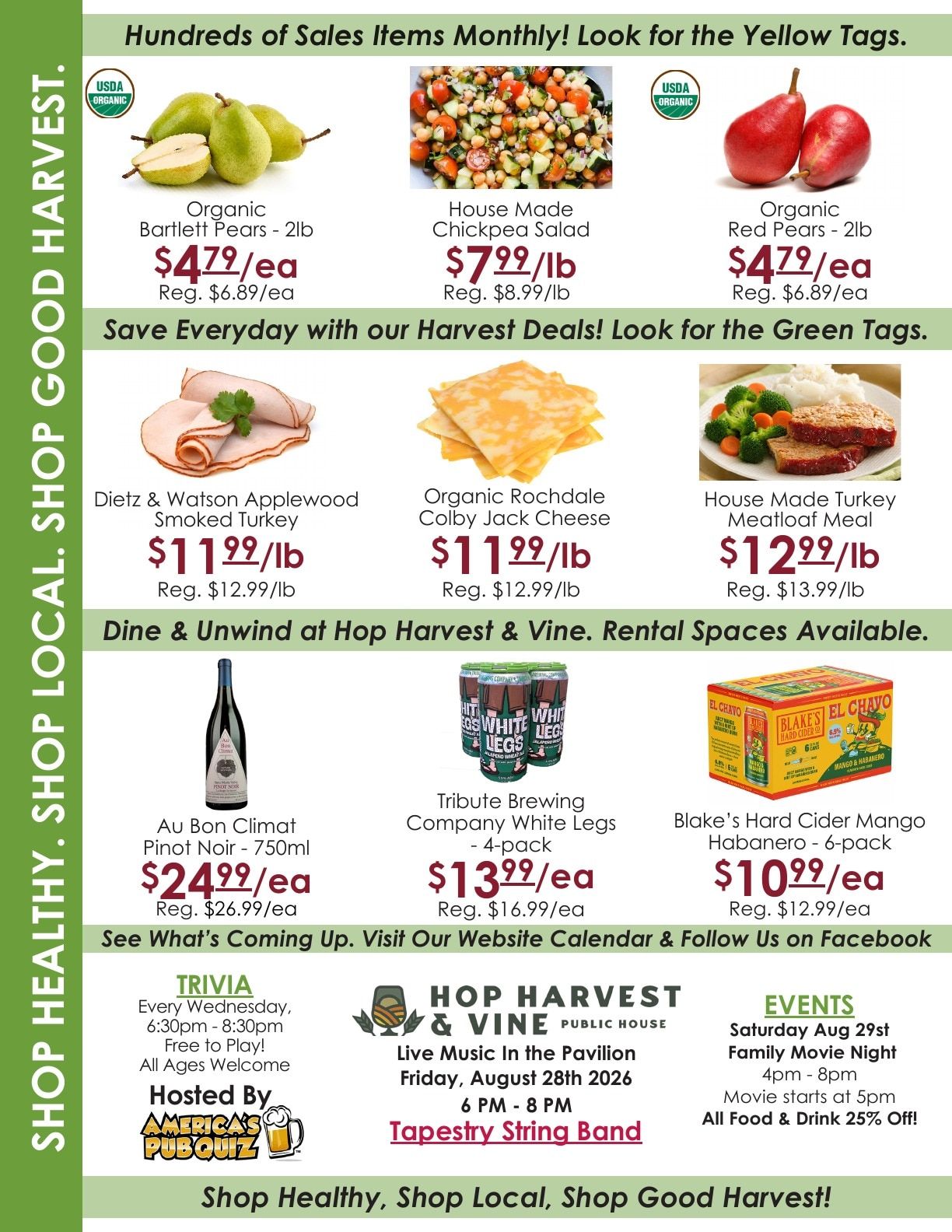 Good Harvest Market Weekly Ad August 28 - September 3, 2026