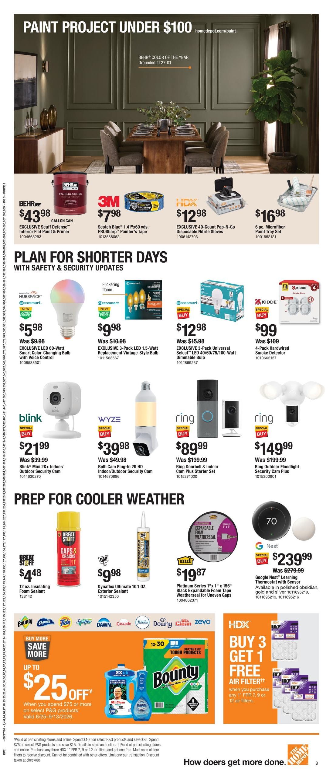 Home Depot (IL, IN, KY) Labor Day Savings Weekly Ad August 27 - September 9, 2026