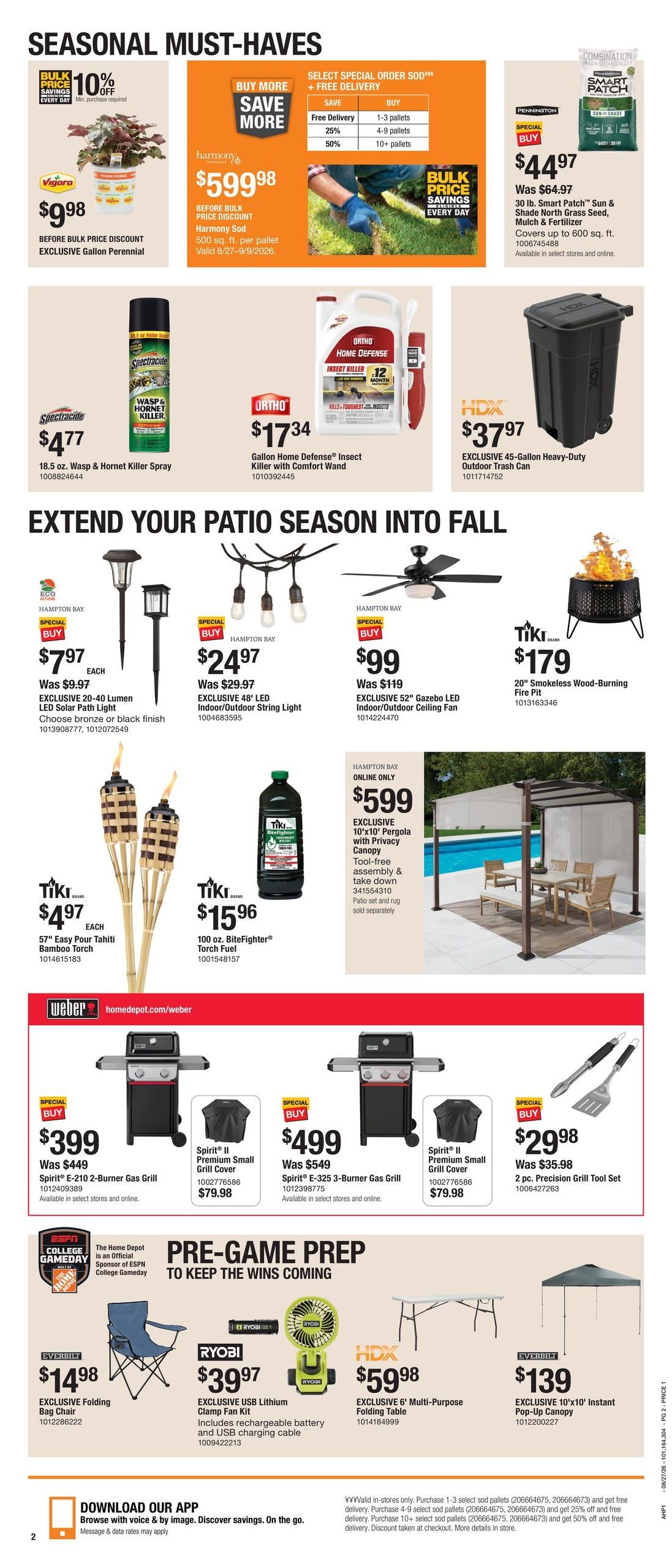 Home Depot (IL) Labor Day Savings Weekly Ad August 27 - September 9, 2026