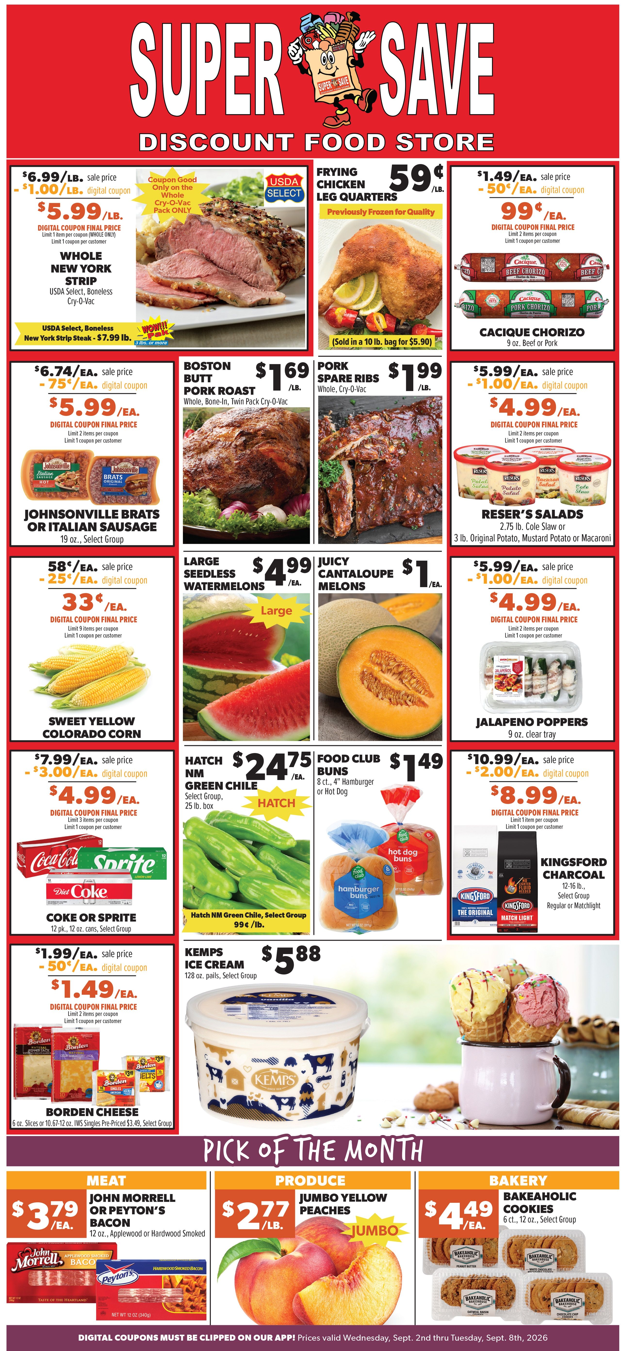 Super Save Weekly Ad September 2 - 8, 2026