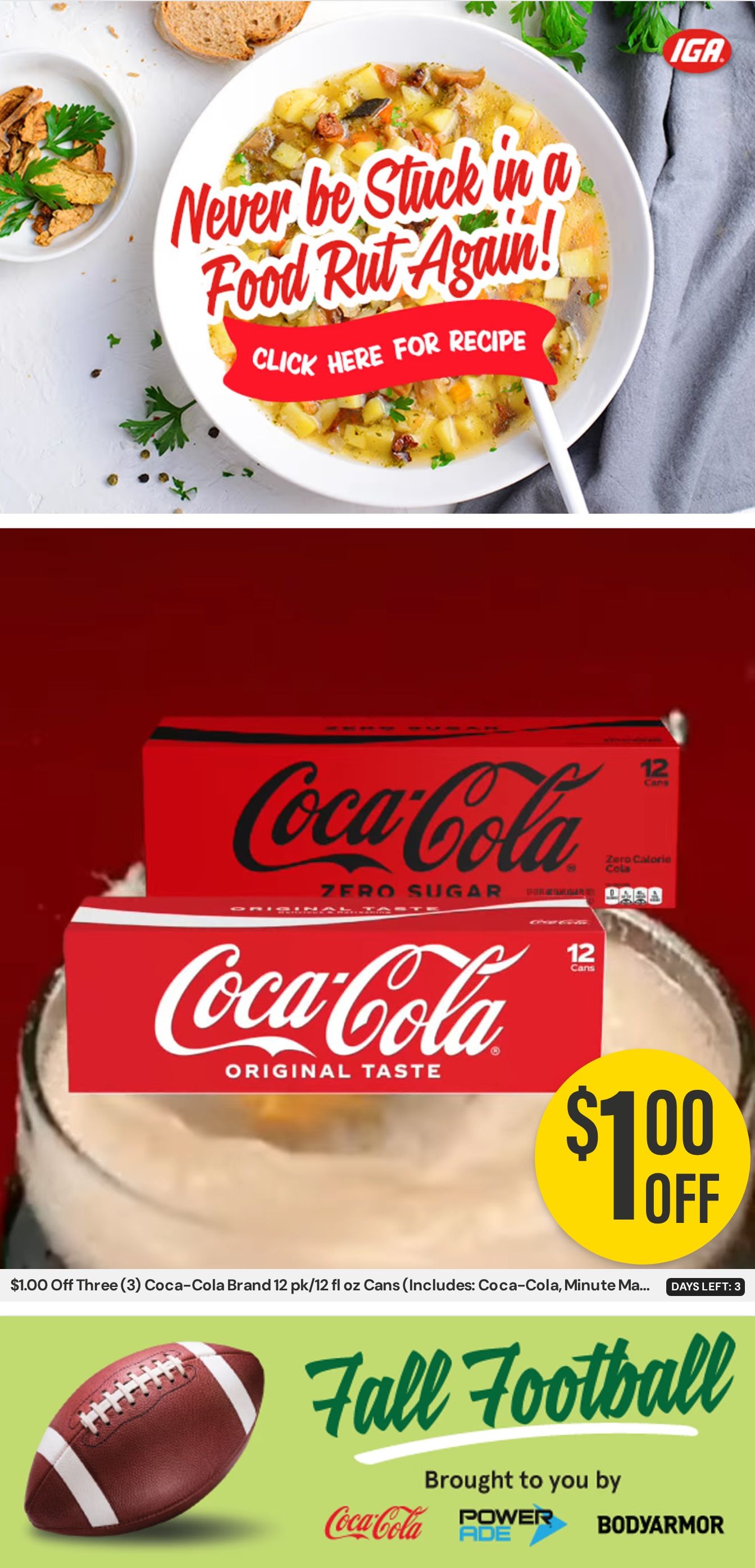 Bailey's IGA Weekly Ad August 26 - September 8, 2026