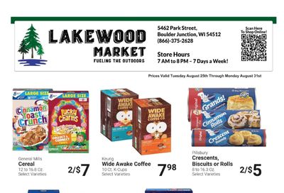 Lakewood Market Weekly Ad August 25 - 31, 2026