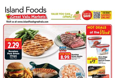 Island Foods Great Valu Weekly Ad August 26 - September 1, 2026