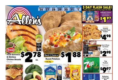 Allen's Food Mart Weekly Ad August 26 - September 1, 2026