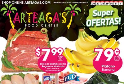 Arteaga's Food Center Weekly Ad August 26 - September 1, 2026