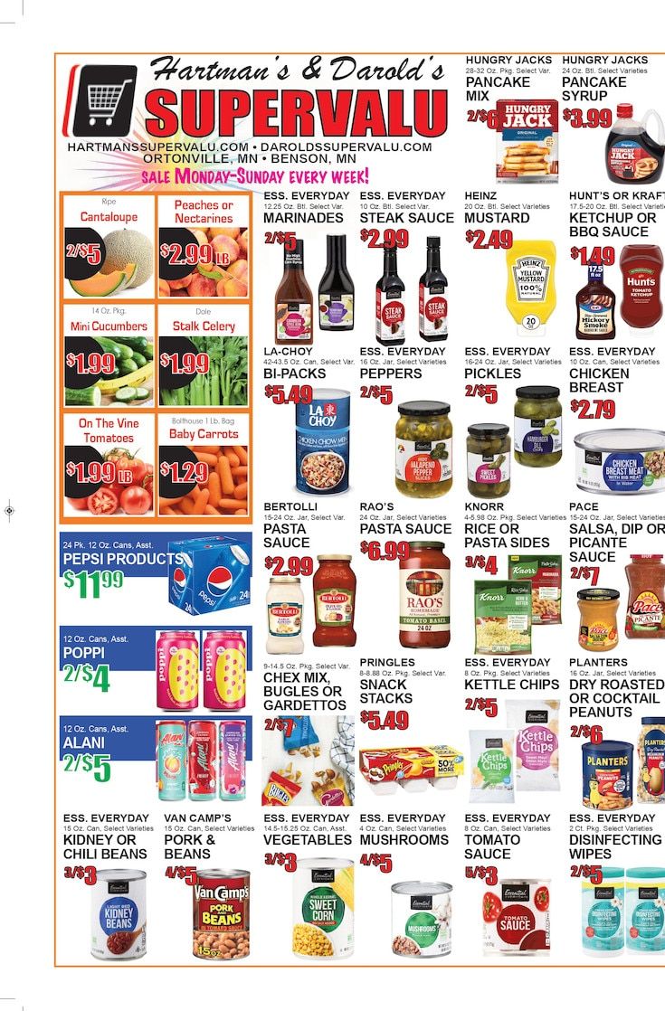 Darold's Supervalu Weekly Ad August 24 - 30, 2026