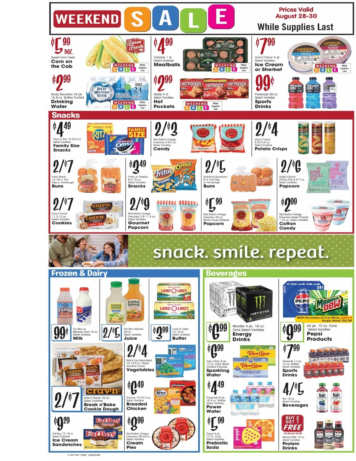 Dave's Jubilee Weekly Ad August 26 - September 1, 2026
