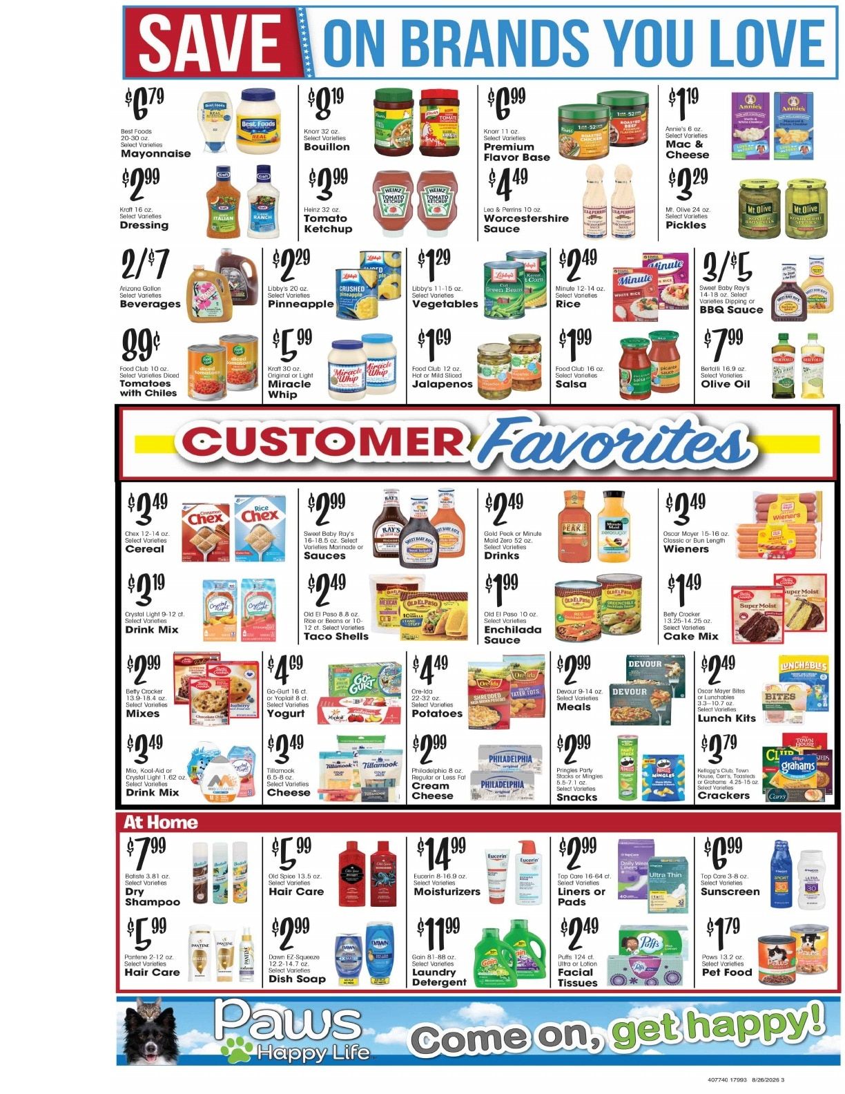 Dave's Jubilee Weekly Ad August 26 - September 1, 2026