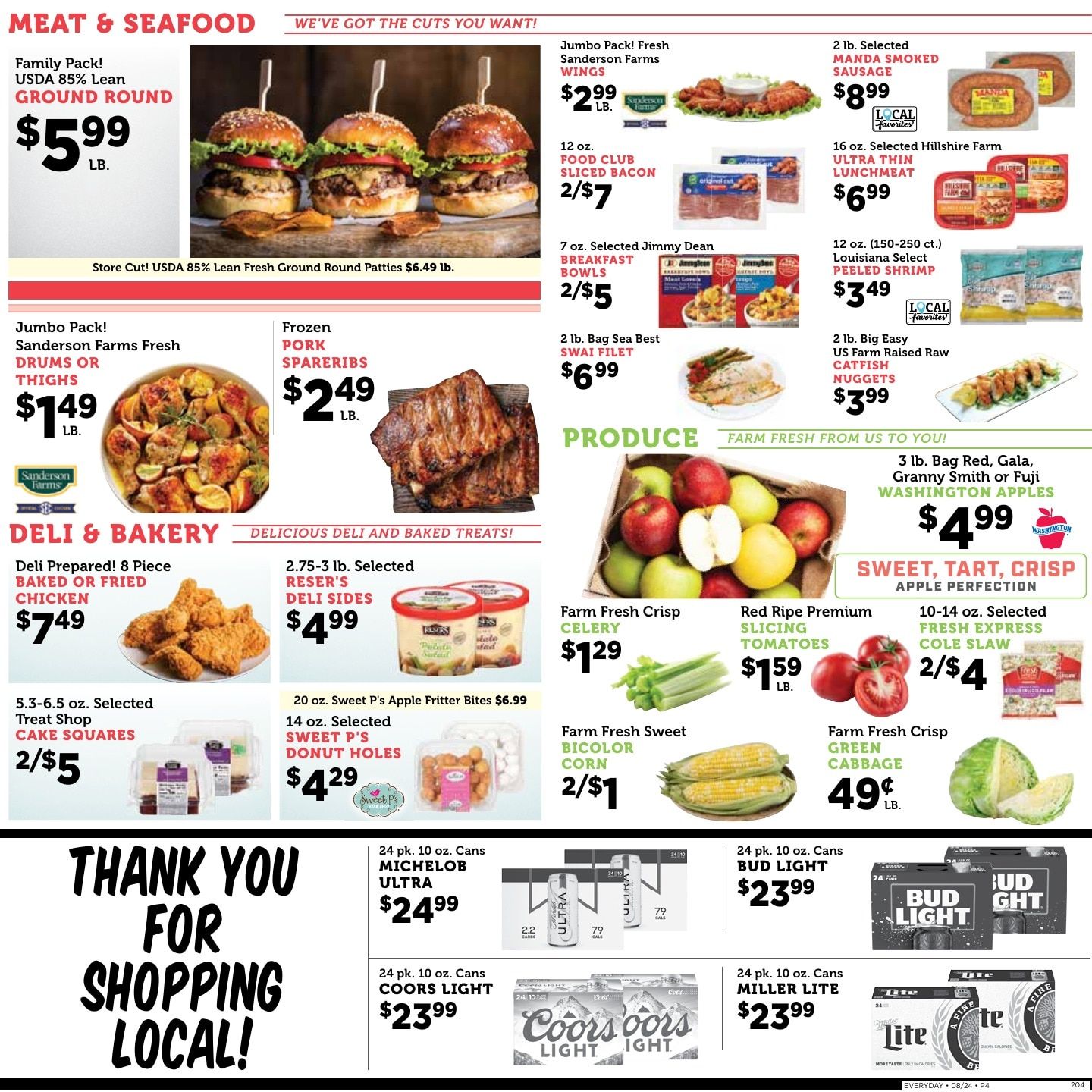 Cade's Market Weekly Ad August 26 - September 1, 2026