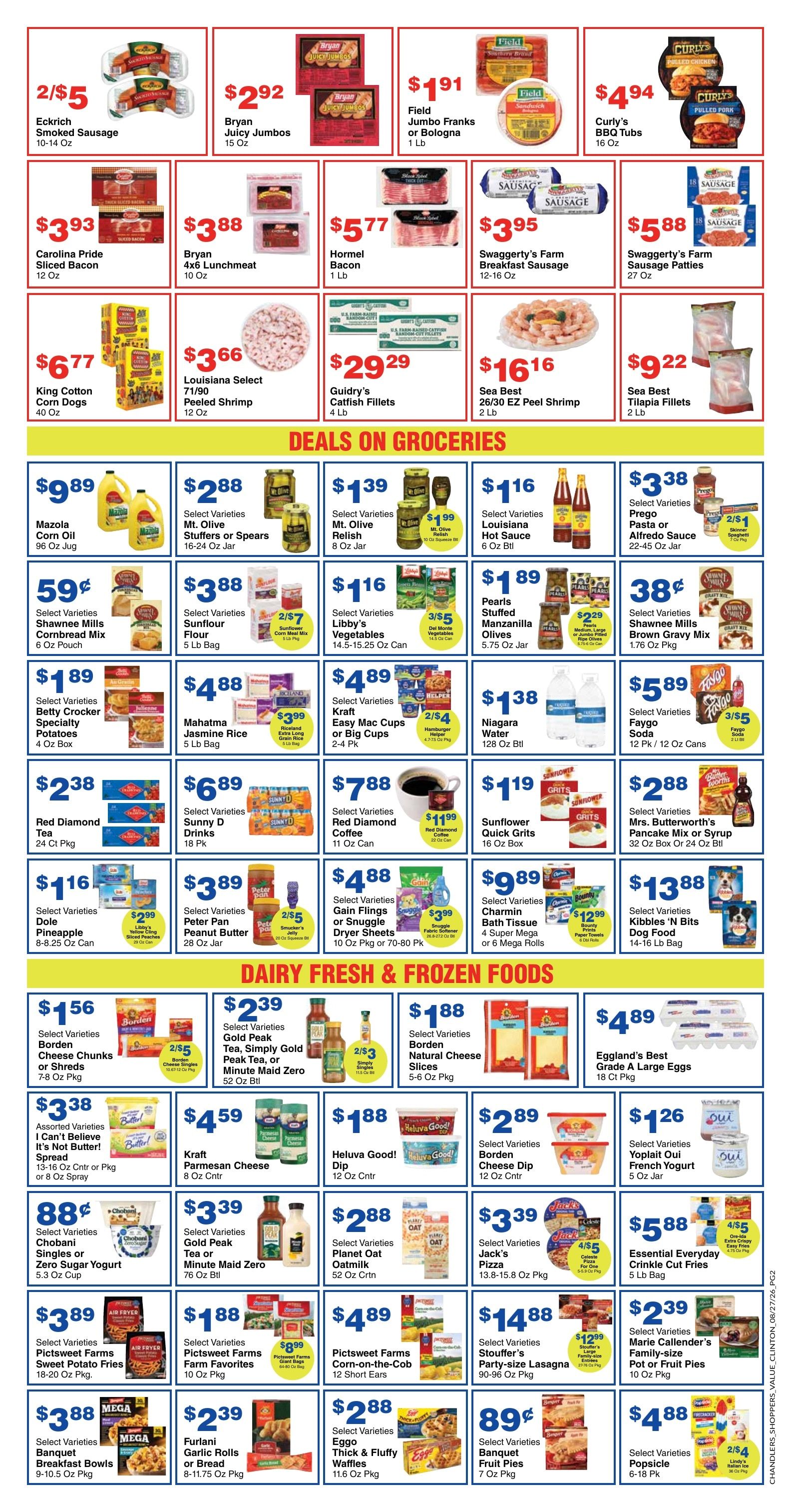 Chandler's Stores (Clinton, MS) Weekly Ad August 26 - September 1, 2026