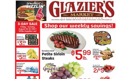 Glazier's Market Weekly Ad August 26 - September 1, 2026
